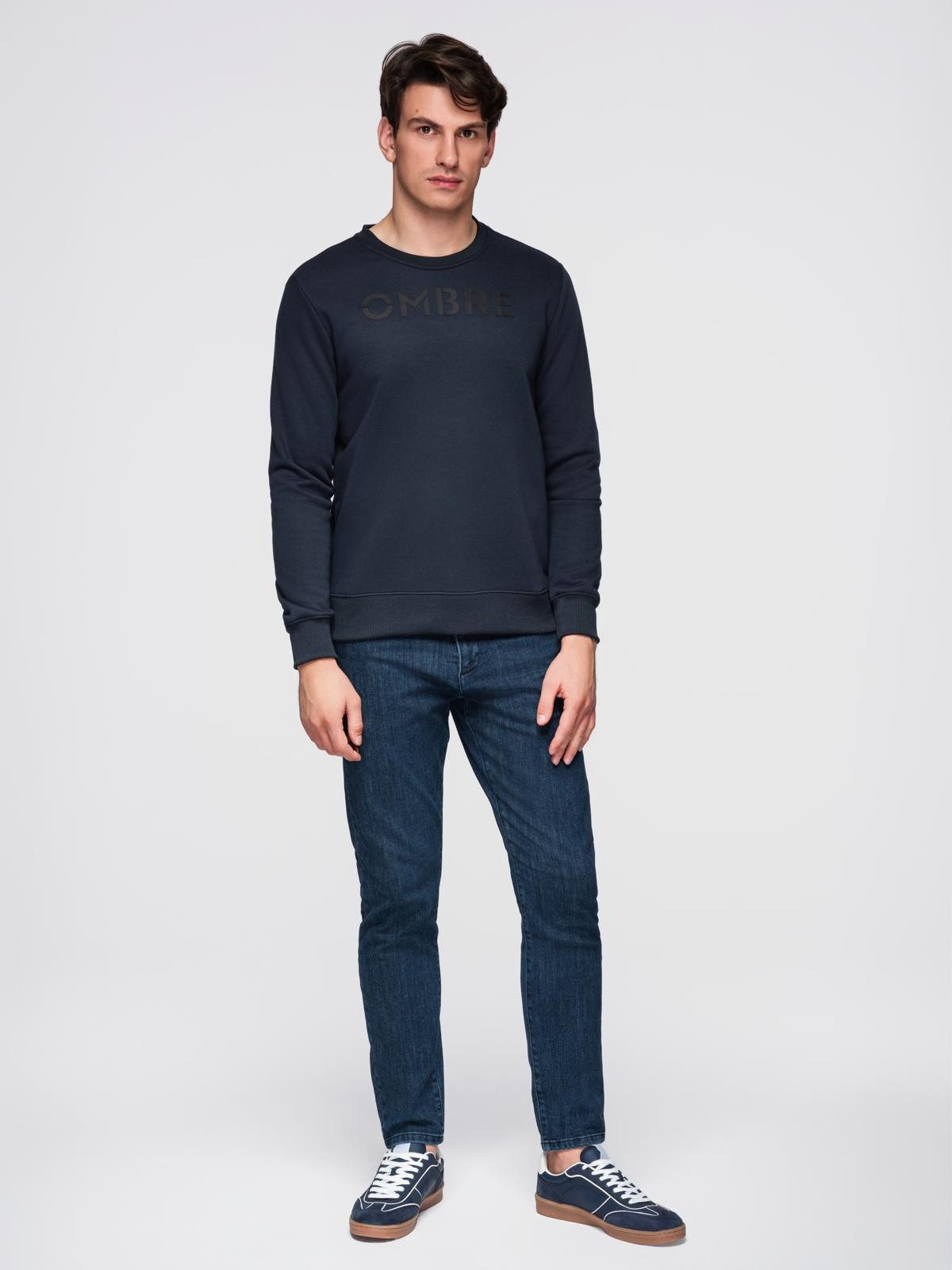 OMBRE Sweatshirt Klassisches Herren-Sweatshirt mit Aufdruck