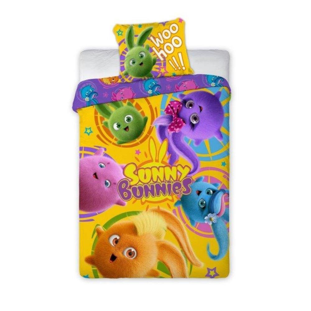 FARO pln Babybettwäsche Sunny Bunnies Baby Bettwäsche 100x135 & 40x60 cm