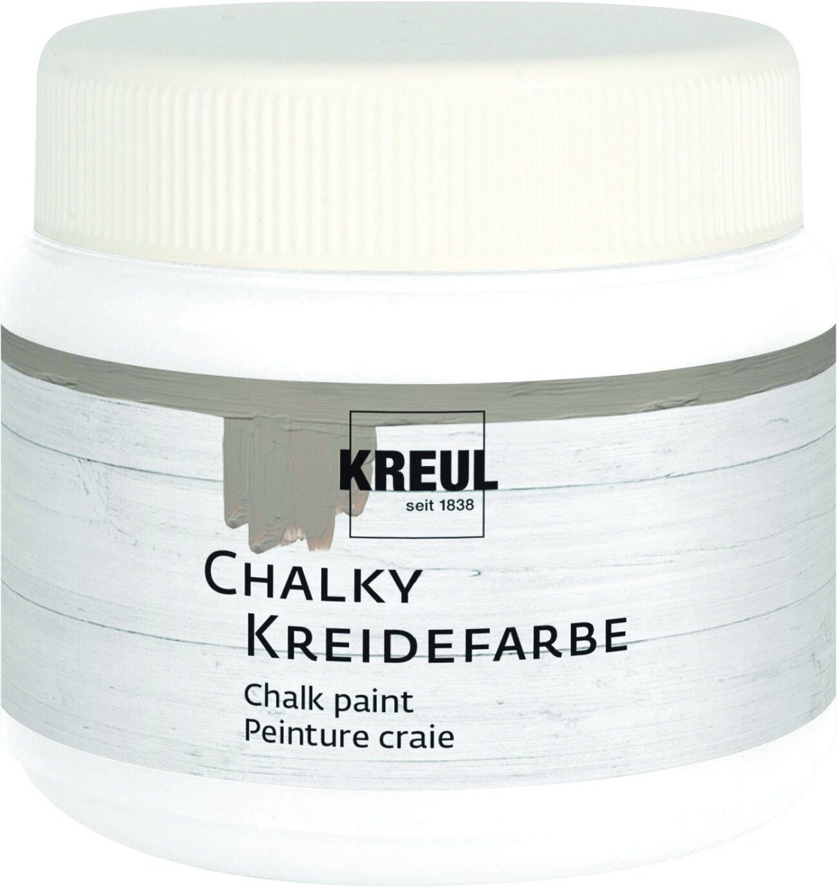 Kreul Bastelfarbe Kreul Chalky Kreidefarbe snow white 150 ml