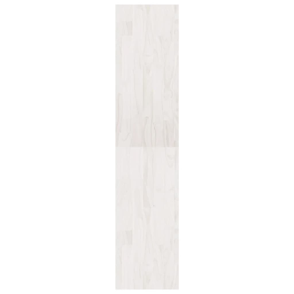 Weiß 3016487, cm, Raumteilerregal aus Kiefernholz LxBxH: möbelando 30x40x135,5 in