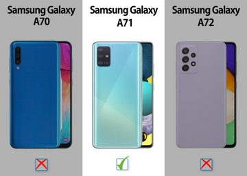 MyGadget Handyhülle Silikon Hülle für Samsung Galaxy A71 4G, robuste Schutzhülle TPU Case Slim Silikonhülle Back Cover Kratzfest