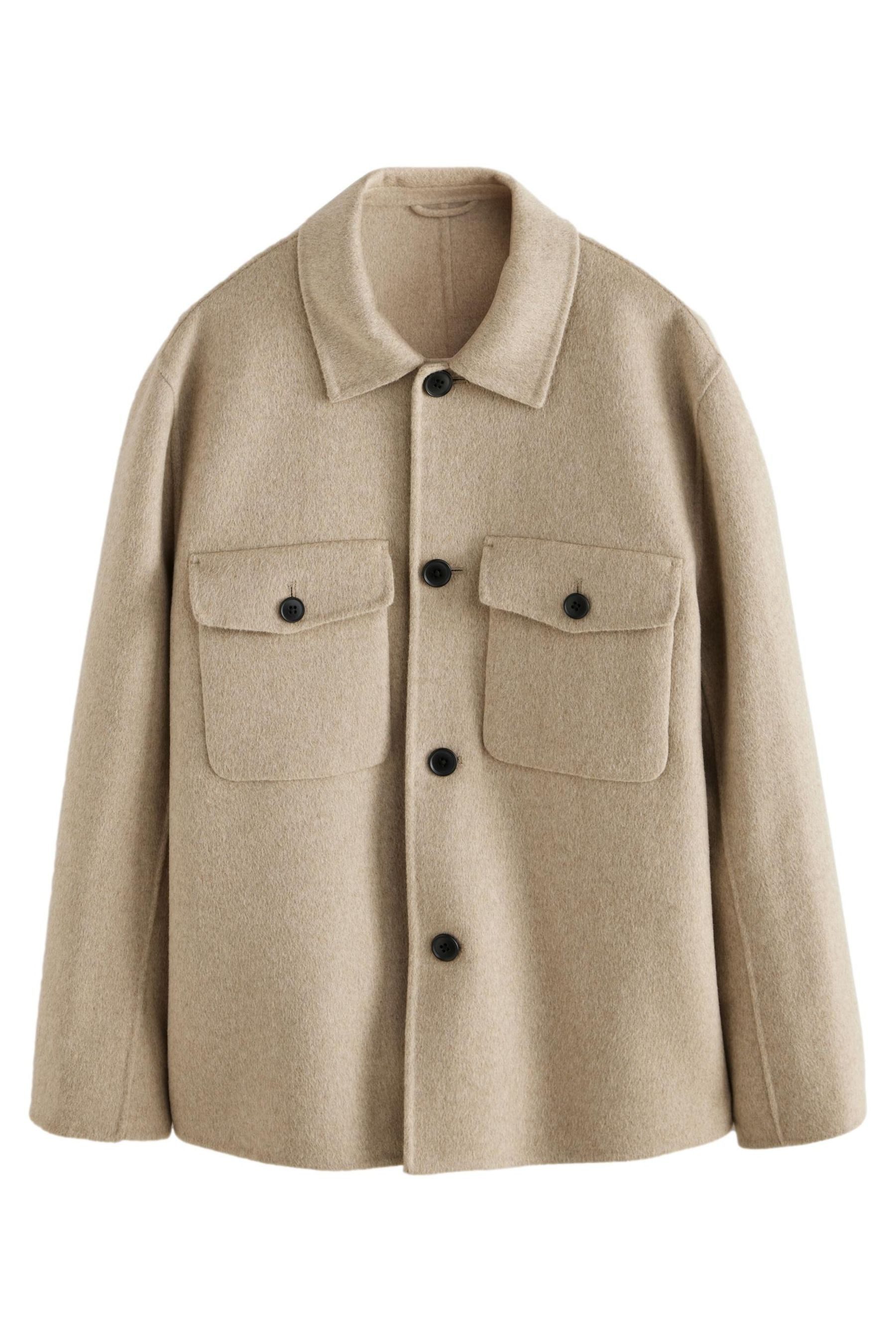 Hemdjacke Weiche, hochwertige Hemdjacke mit hohem Wollanteil