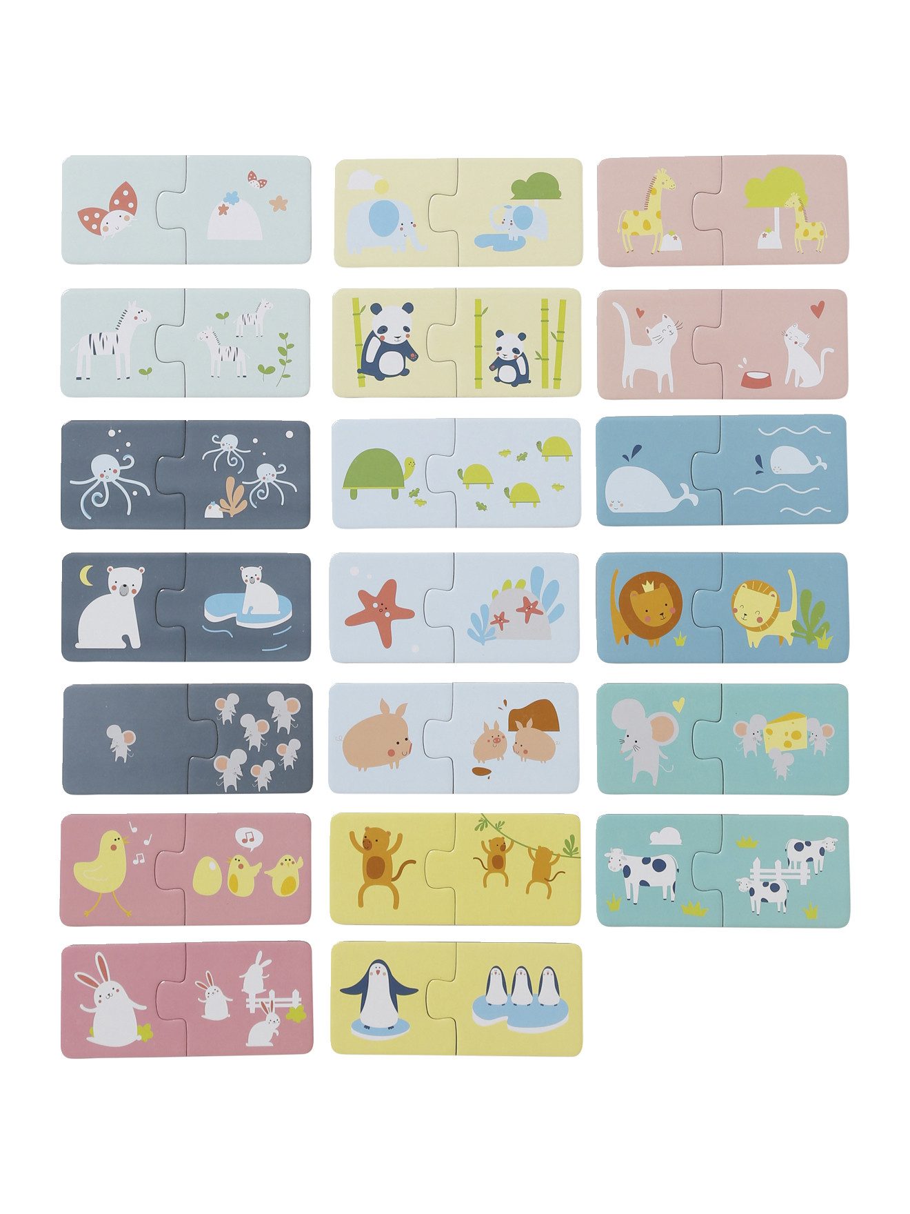 vertbaudet Puzzle Kleinkinder Puzzle, Tiere, Puzzleteile