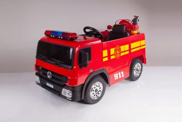 BoGi Elektro-Kinderauto Feuerwehrauto Kinderauto Kinderfeuerwehrauto Elektroauto 12V 10Ah