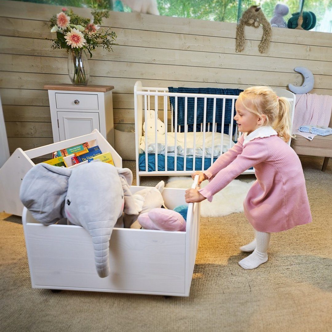 Alavya Home® Spielzeugtruhe BULLI Premiumqualität für günstig online kaufen