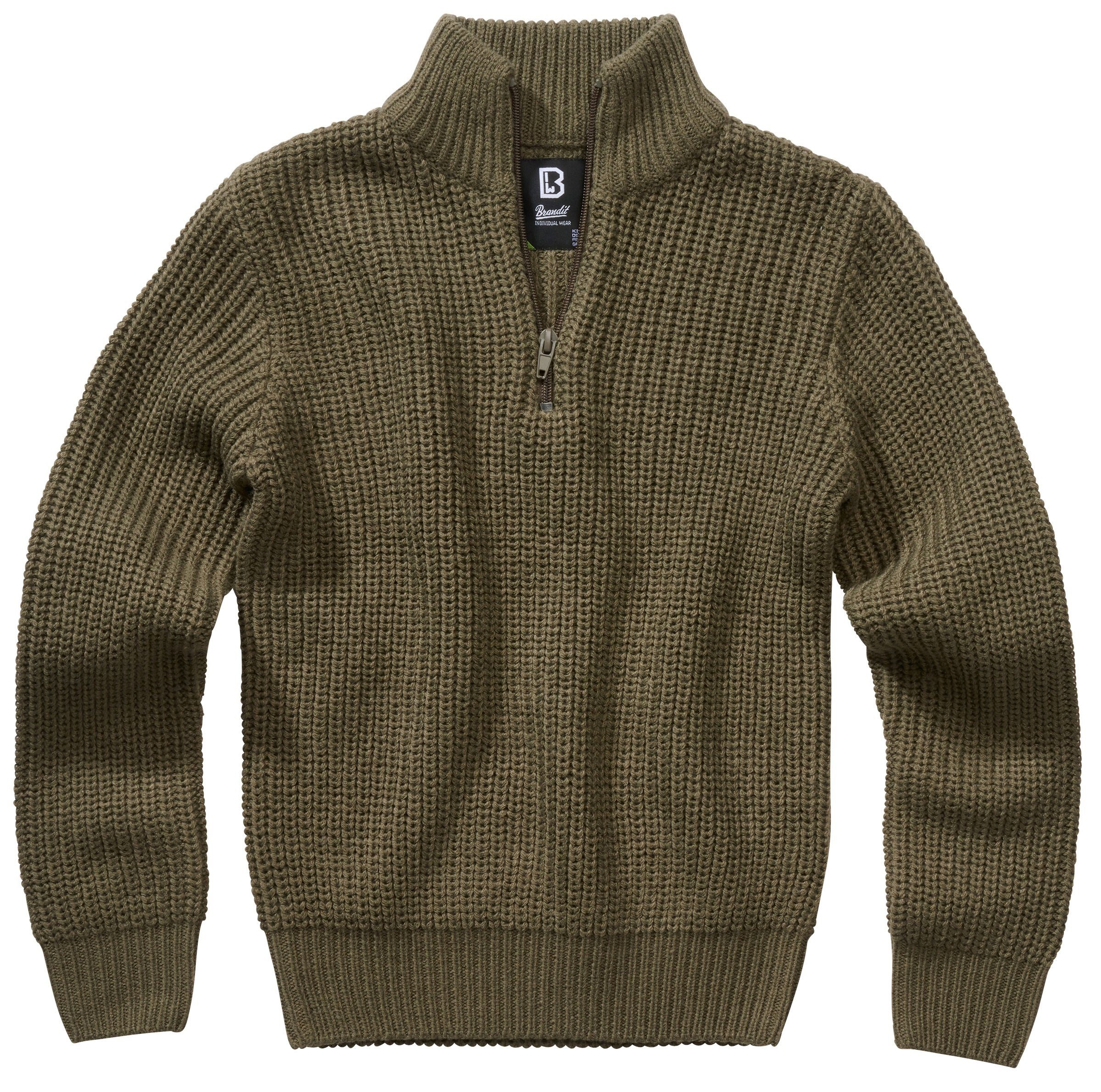 Brandit Sweater Brandit Kinder Strickpullover Kids Marine Troyer