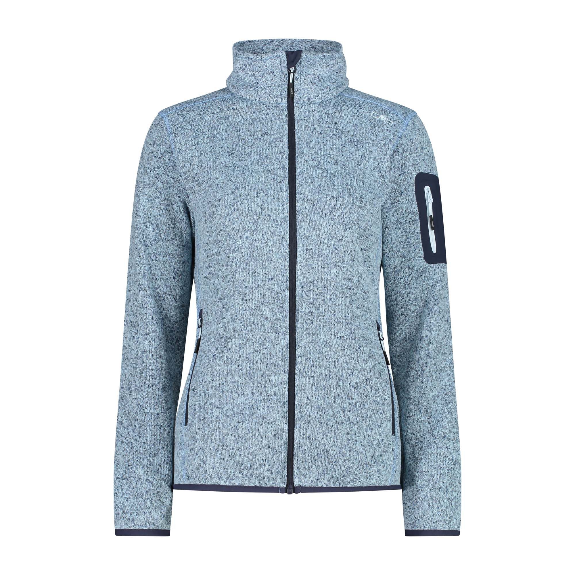 CMP Fleecejacke CMP Damen Jacke Knitted Melange Fleece Jacket 3H14746 günstig online kaufen