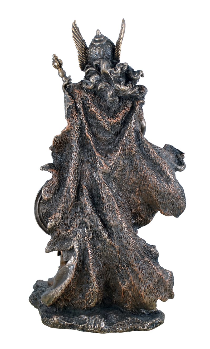 Dekofigur direct Gmbh Vogler Nordische Göttin Odins, Frigga, by von Hand Frau Veronese, bronziert