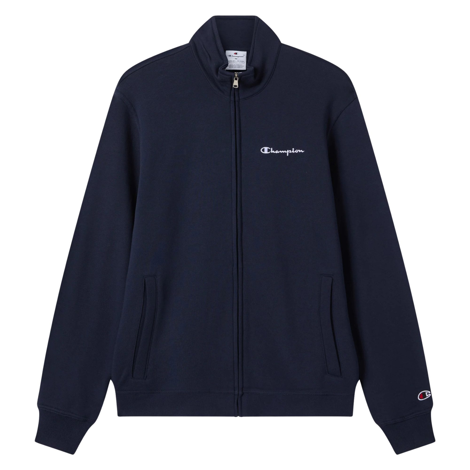 Champion Sweatshirt Icons Herren Fleece-Sweatshirt mit Reißverschluss Marineblau