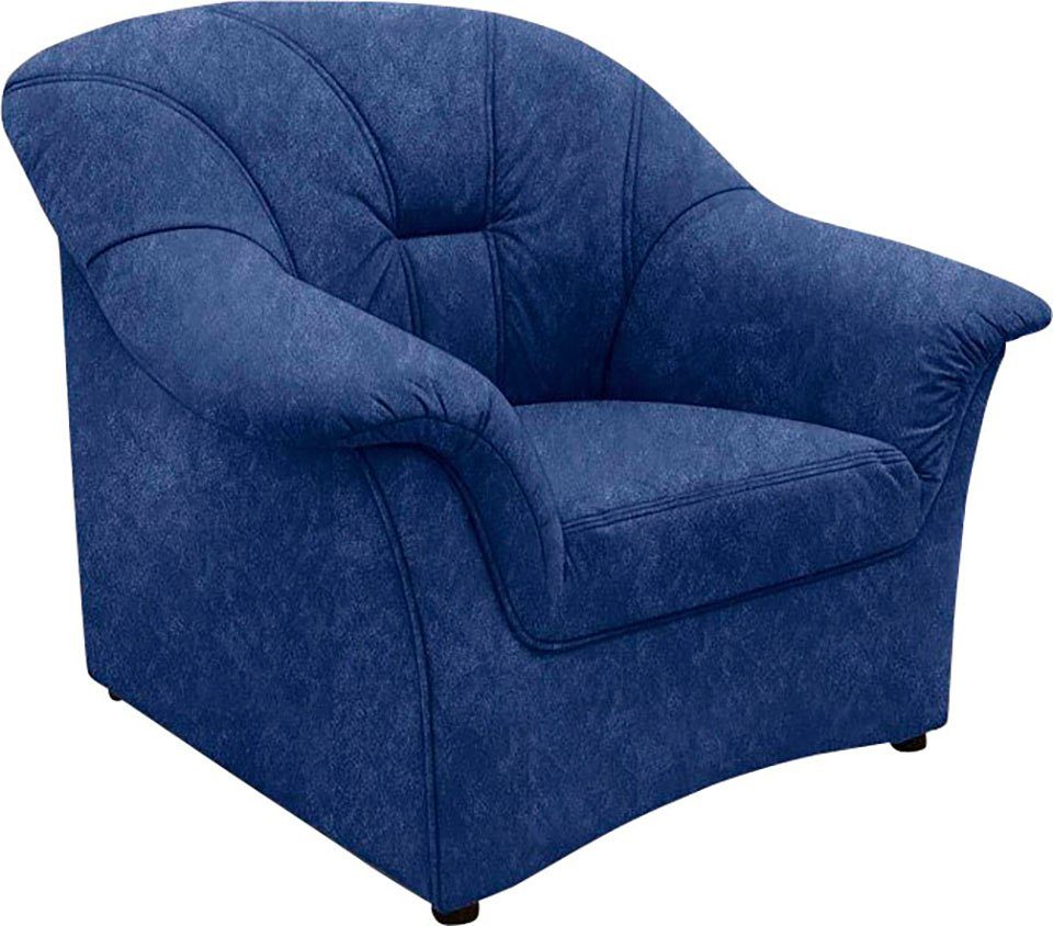 DOMO collection Sessel Papenburg zeitlose Rückensteppung, elegante Armlehne günstig online kaufen