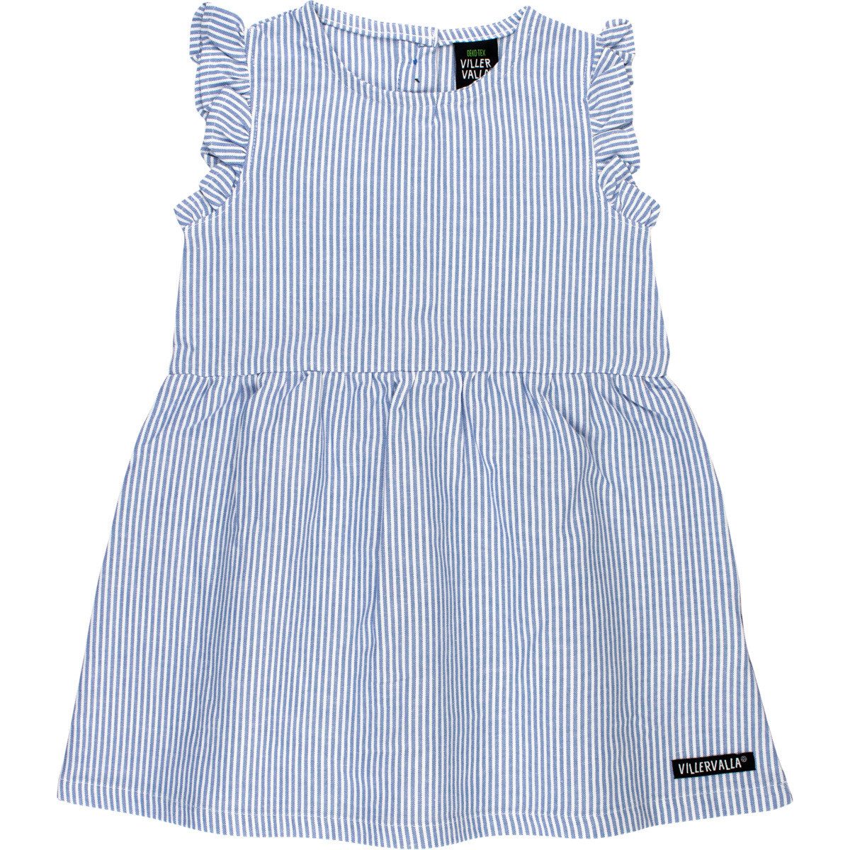 Villervalla Sommerkleid Streifen Mädchen (1-tlg) Sommerkleid, Freizeitkleid, Blusenkleid, Hemdblusenkleid, Strandkleid