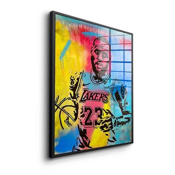 DOTCOMCANVAS® Acrylglasbild LeBron James - Acrylglas, Acrylglasbild LeBron James Portrait Los Angeles Lakers NBA Basketball