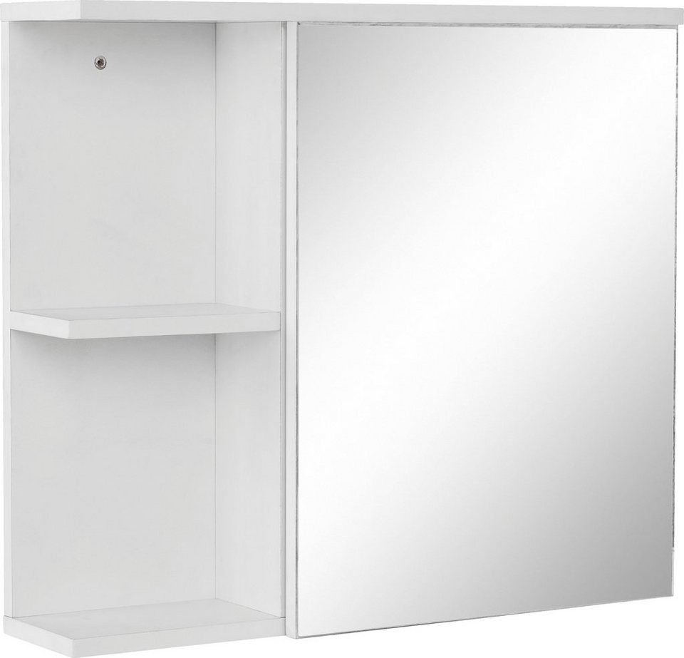 andas Badezimmerspiegelschrank Stian mit Spiegeltür und Push-to-open  Funktion, Breite 60 cm, Höhe 53 cm
