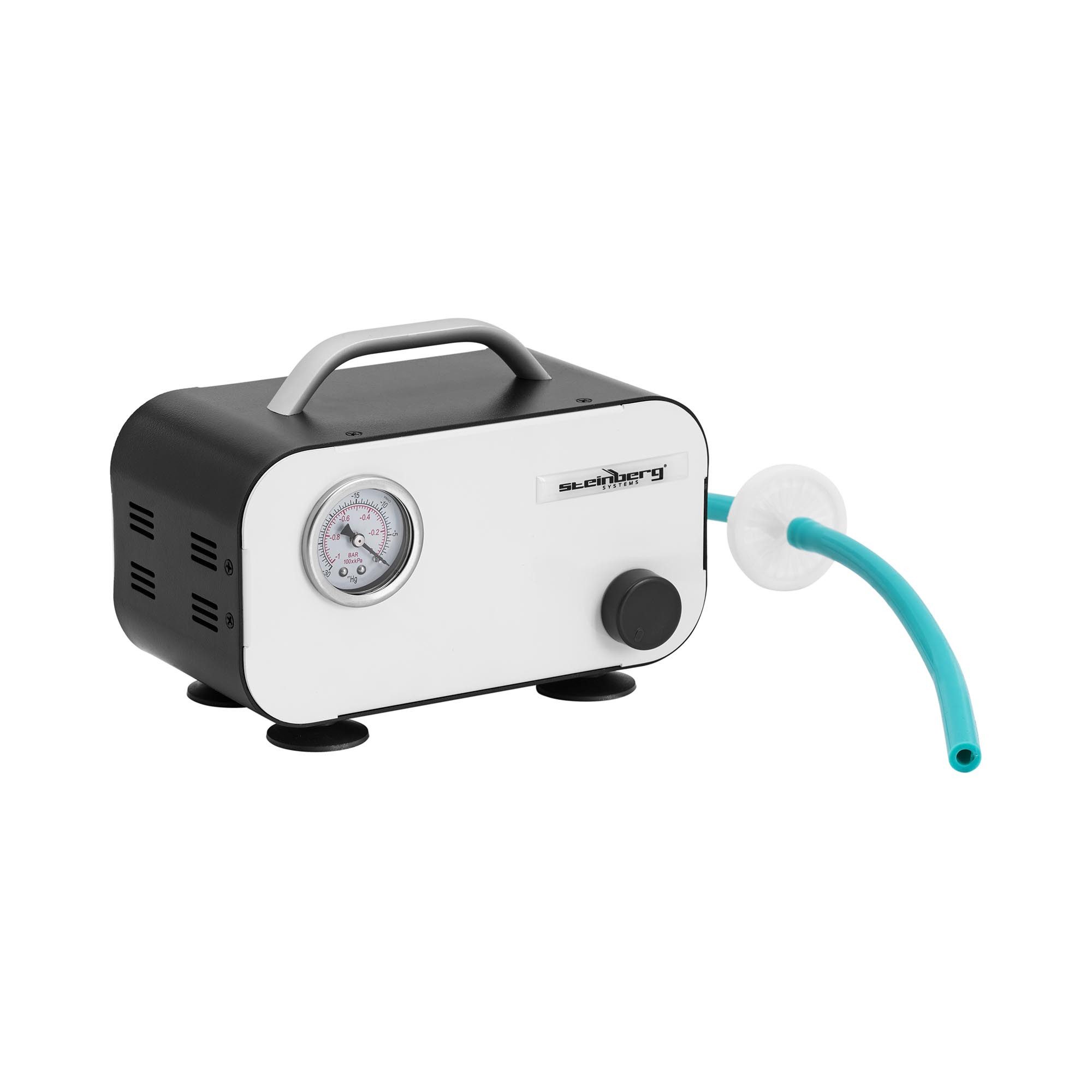 Steinberg Systems Elektropumpe Elektrische Membran-Vakuumpumpe Laborpumpe Unterdruckpumpe ölfrei 30 W
