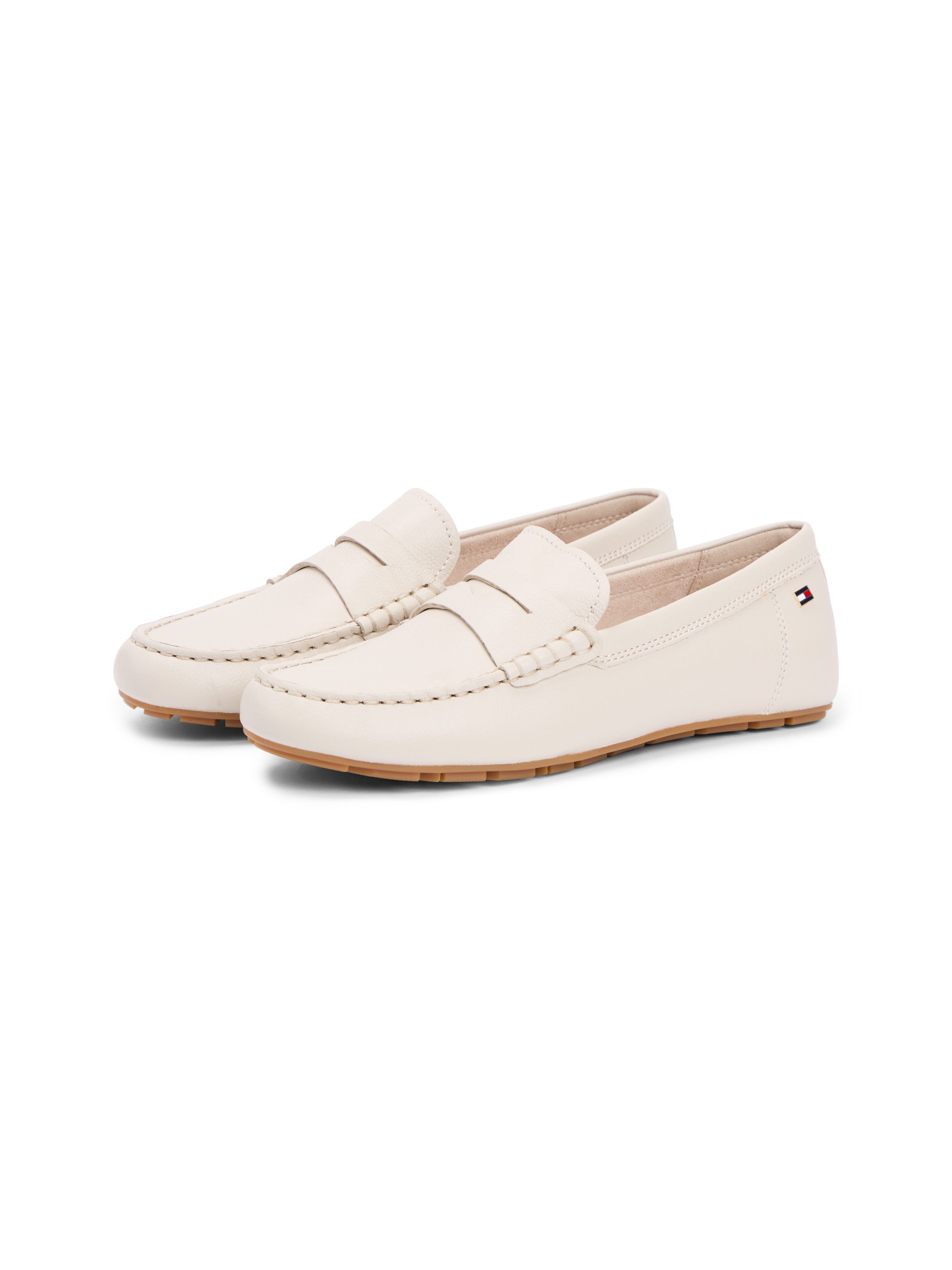 Tommy Hilfiger FLAG LEATHER DRIVER LOAFER Slipper Halbschuh, Schlupfschuh m günstig online kaufen