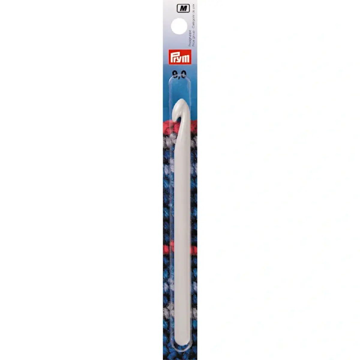 Prym Kreativset Prym Wollhäkelnadel ohne Griff, Kunststoff, 14cm, 7,0mm, grau, (embroidery kit)