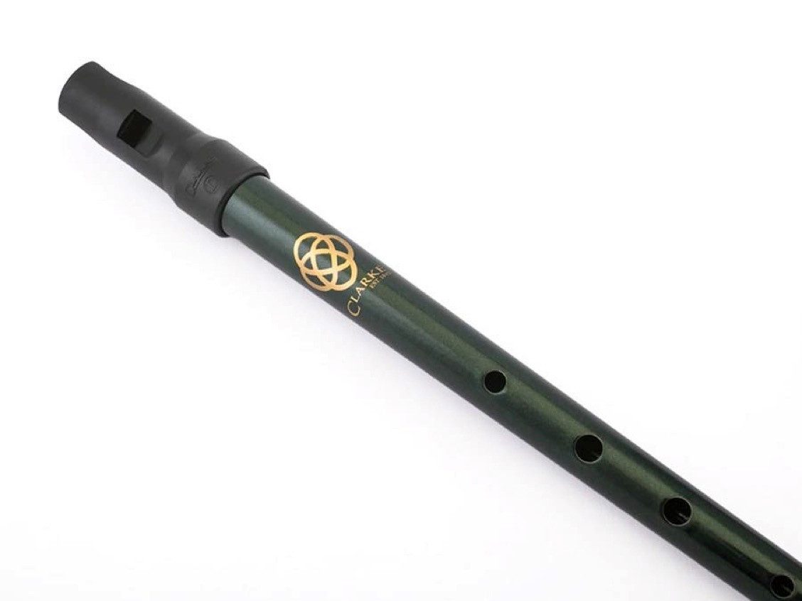 Clarke Blockflöte D Tin Whistle Keltische TinWhistle Pennywhistle Grün D – Bild 2 von 4