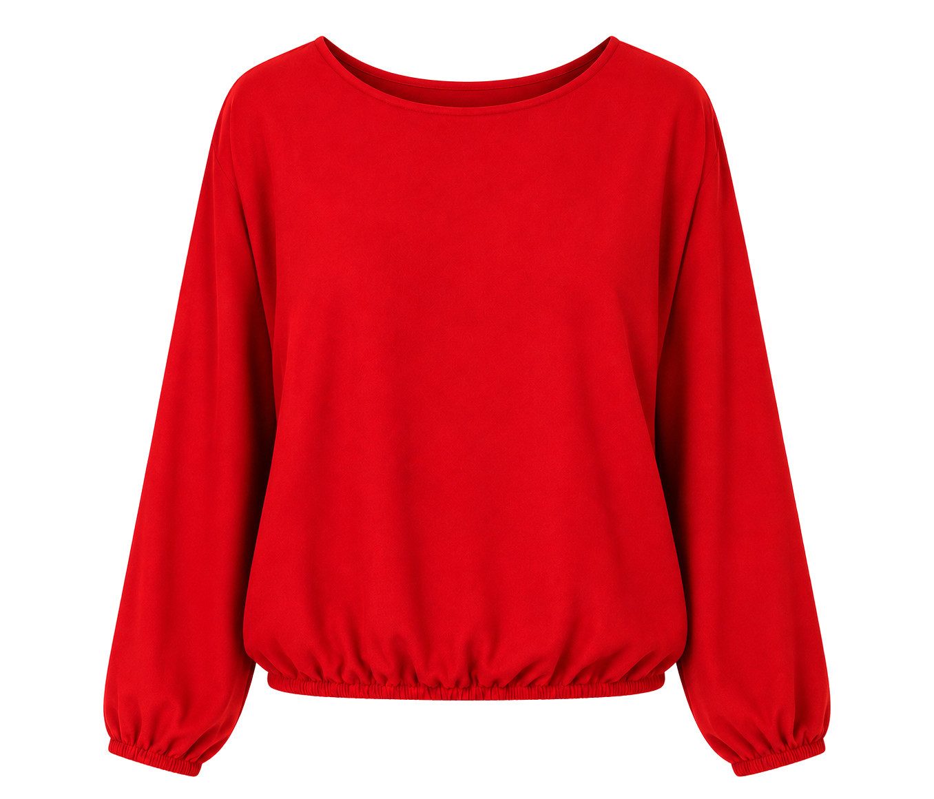 ITALY VIBES Langarmbluse - Elegante Schlupfbluse in verschiedenen Farben für Damen ONE SIZE - passend für Größen S bis L