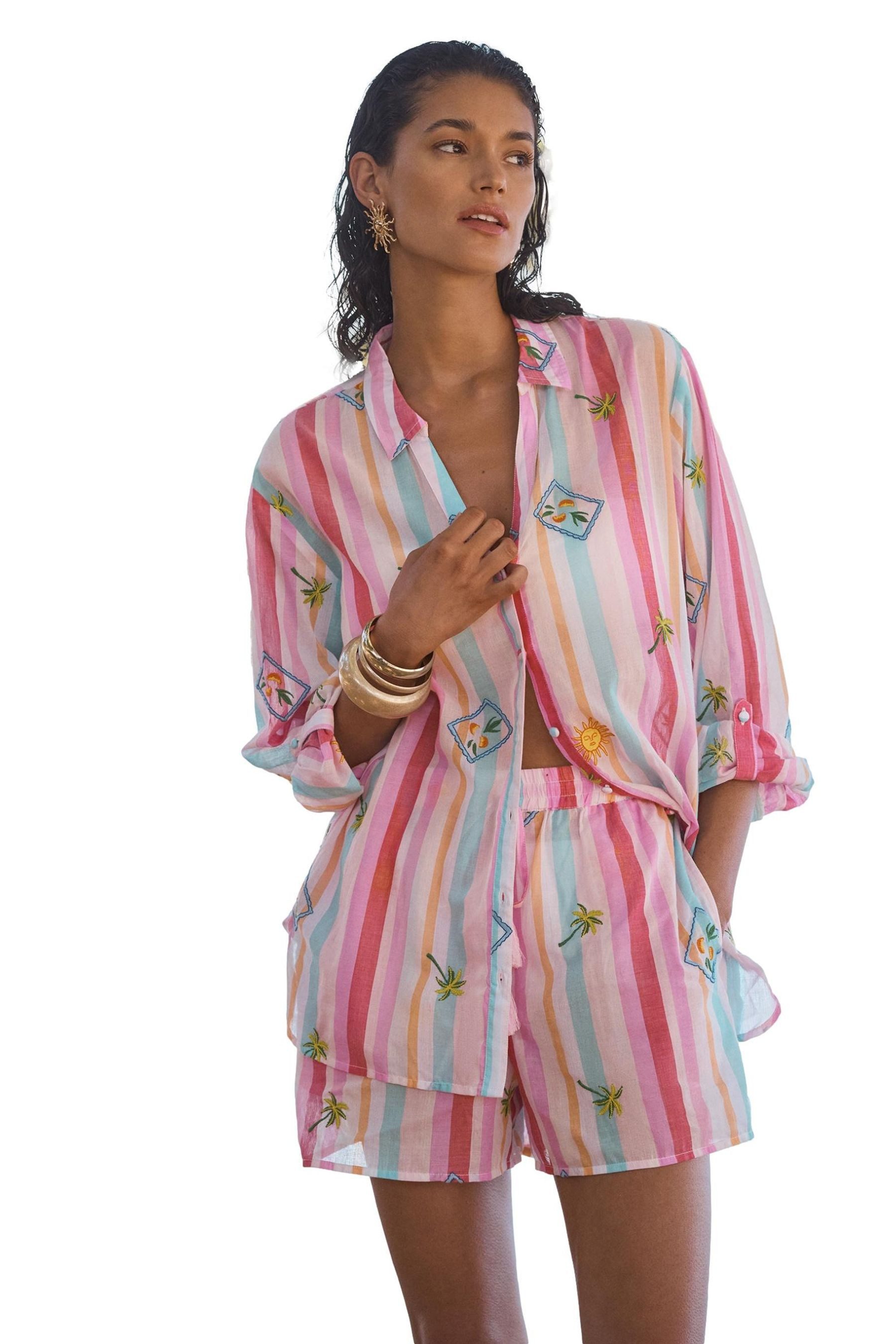 Love & Roses Strandshirt Love & Roses Strandhemd (1-tlg) günstig online kaufen