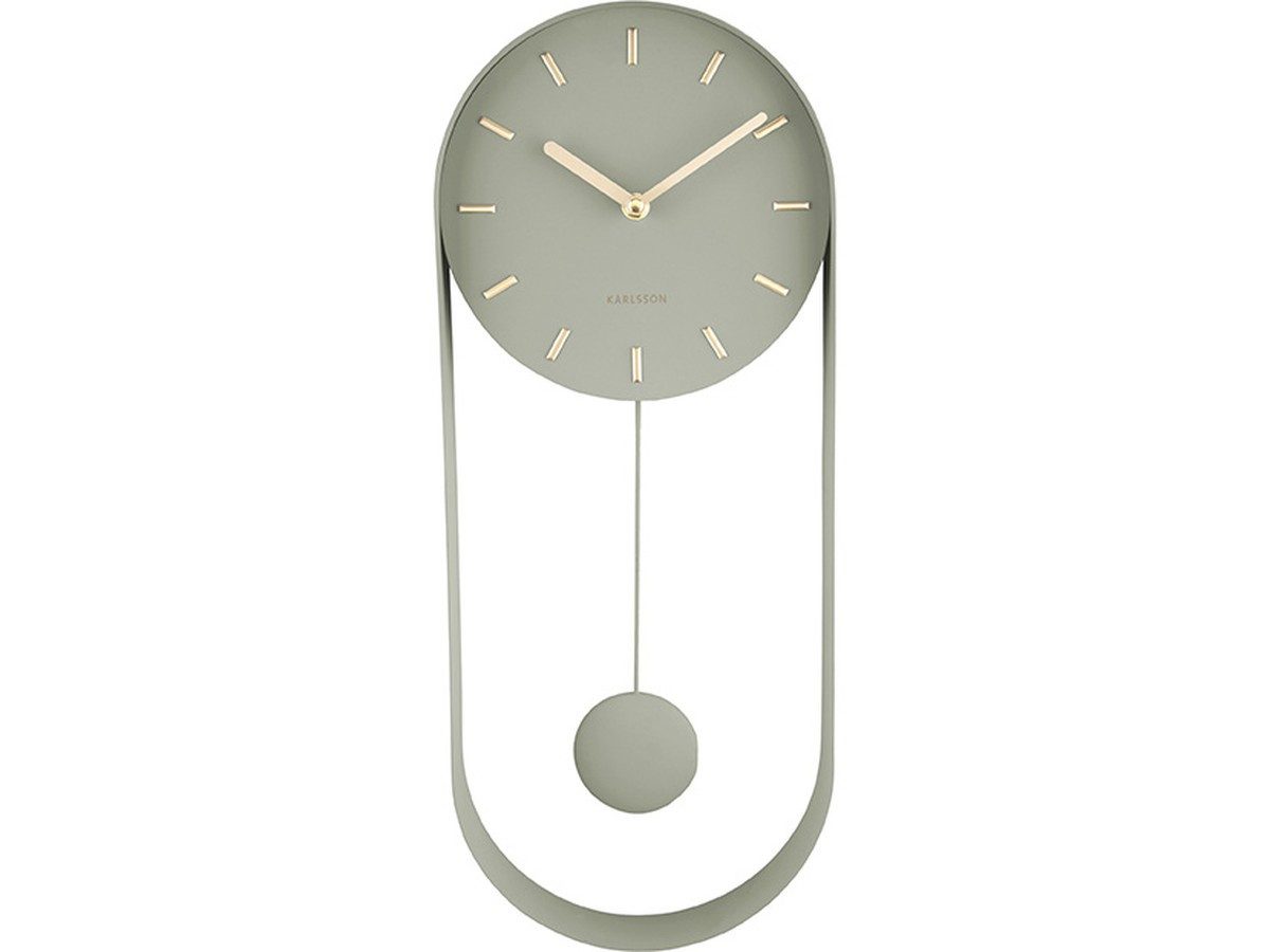 Karlsson Wanduhr Wanduhr mit Pendel PENDULUM, 50 x 20 x 4,8 cm