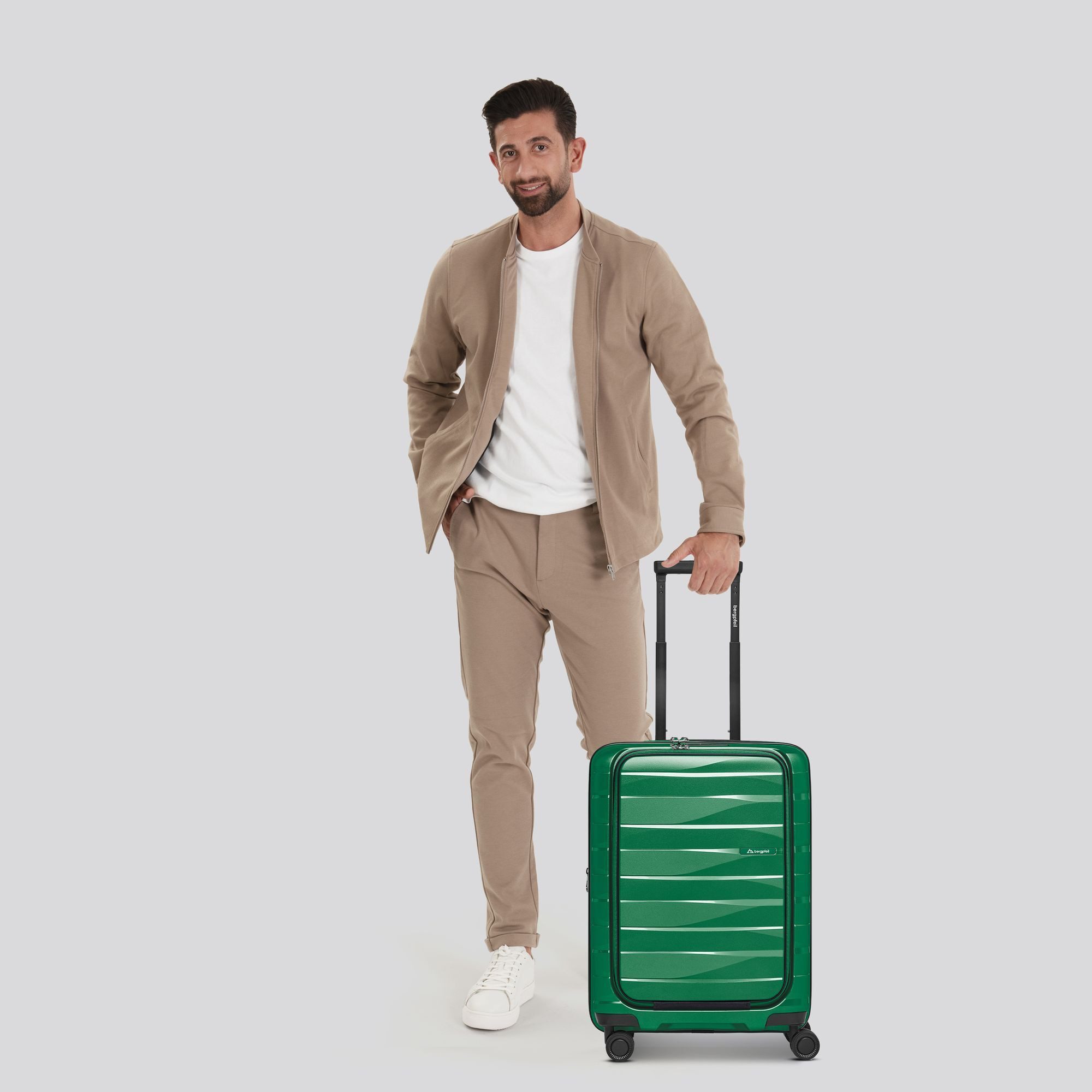 Bergpfeil Handgepäck-Trolley Travel, 4 Rollen, Polypropylen günstig online kaufen