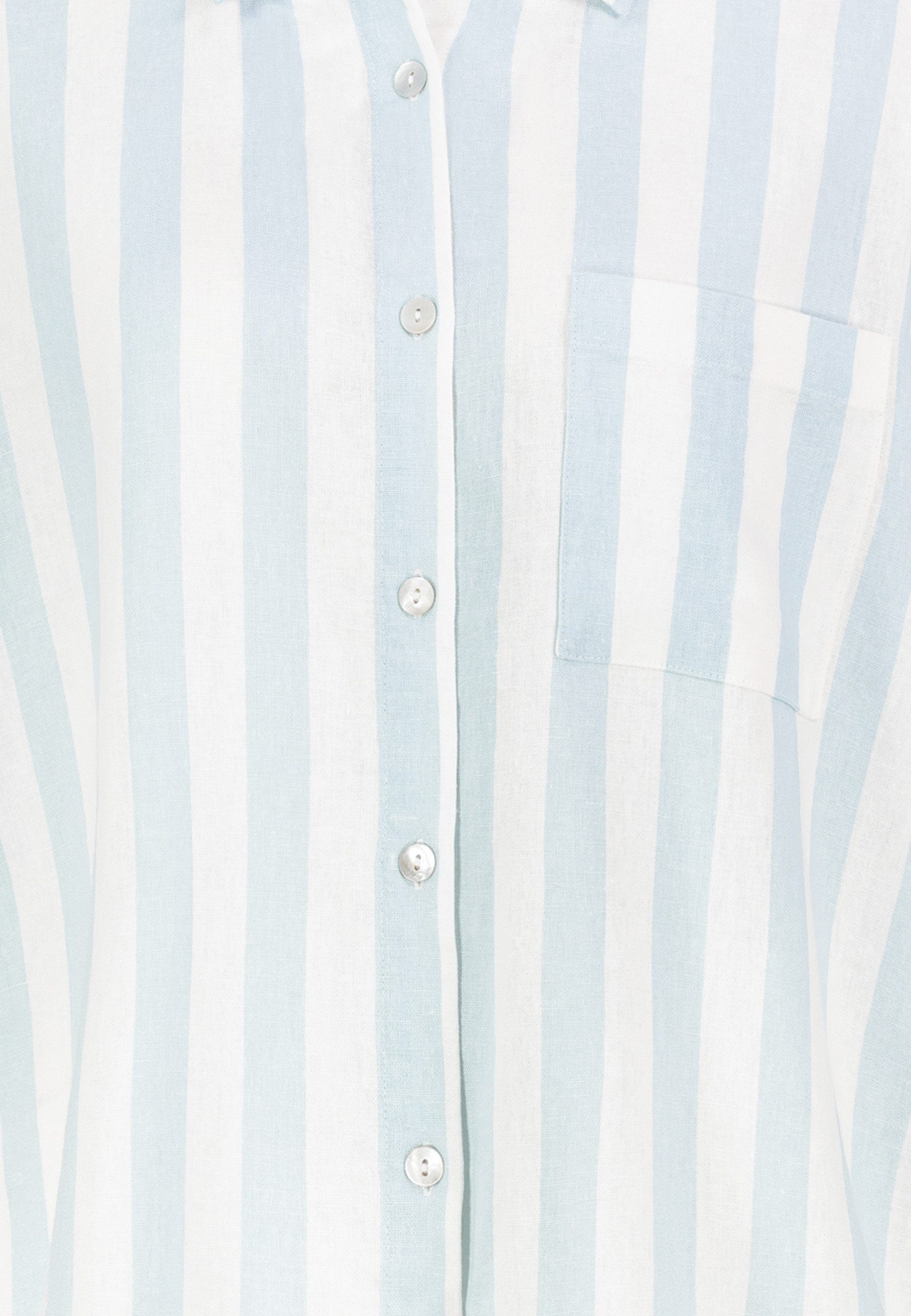 Eight2Nine Blusenshirt Leichtes Strukturdesign Kentkragen Knopfleiste Langarm (1-tlg) D62795AG11169_Blouse