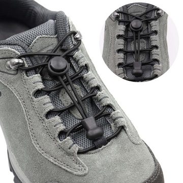 Olotos Schnürsenkel ohne Binden elastische Schuhbänder mit Schnellverschluss Sport Schuhe, Slip-on Schnellschnürsystem für Kinder Erwachsene