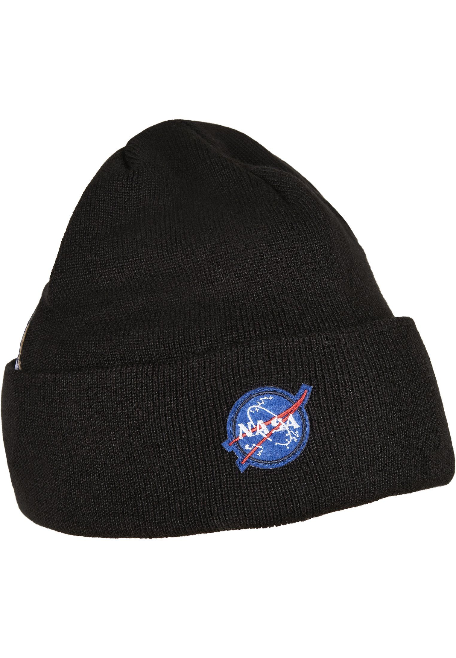 Beanie black Embroidery (1-St) NASA Accessoires MisterTee Beanie