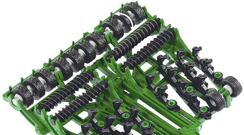 Siku Spielzeug-Traktor SIKU Farmer, John Deere 9630 mit Amazone Centaur (1856)