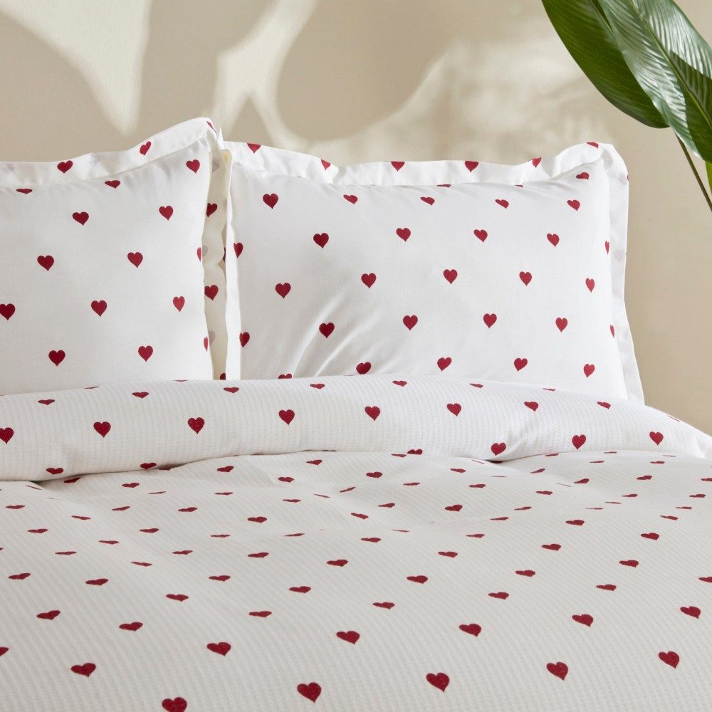 Karaca Bettwäsche Sarah Anderson Amour Doppelbett Piké Tagesdecke Set günstig online kaufen