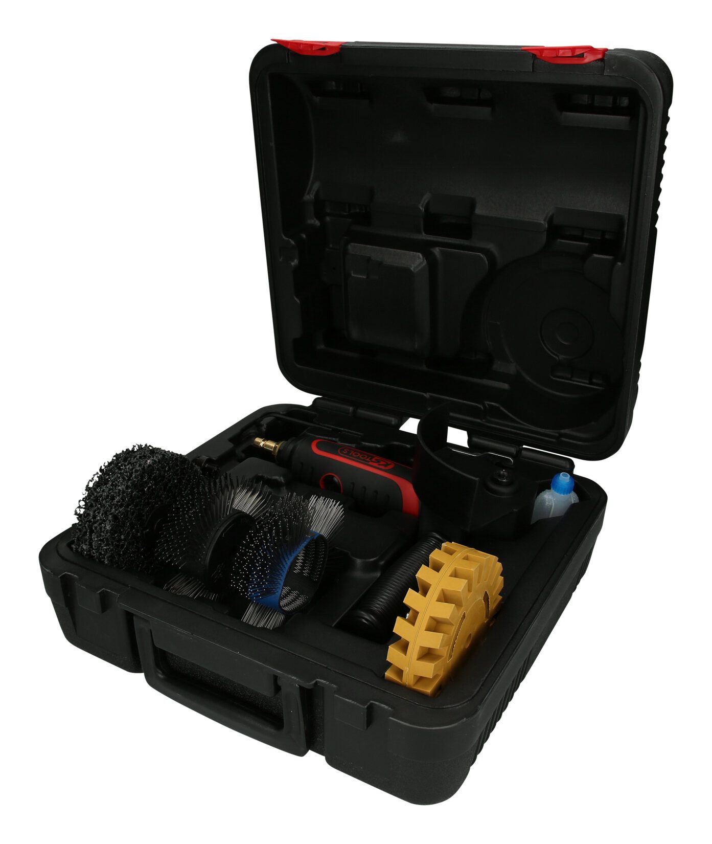 KS Tools Multischleifer, max. 4000 U/min, (8 tlg), Druckluft-Multi-Schleifer-Satz, 8-teilig