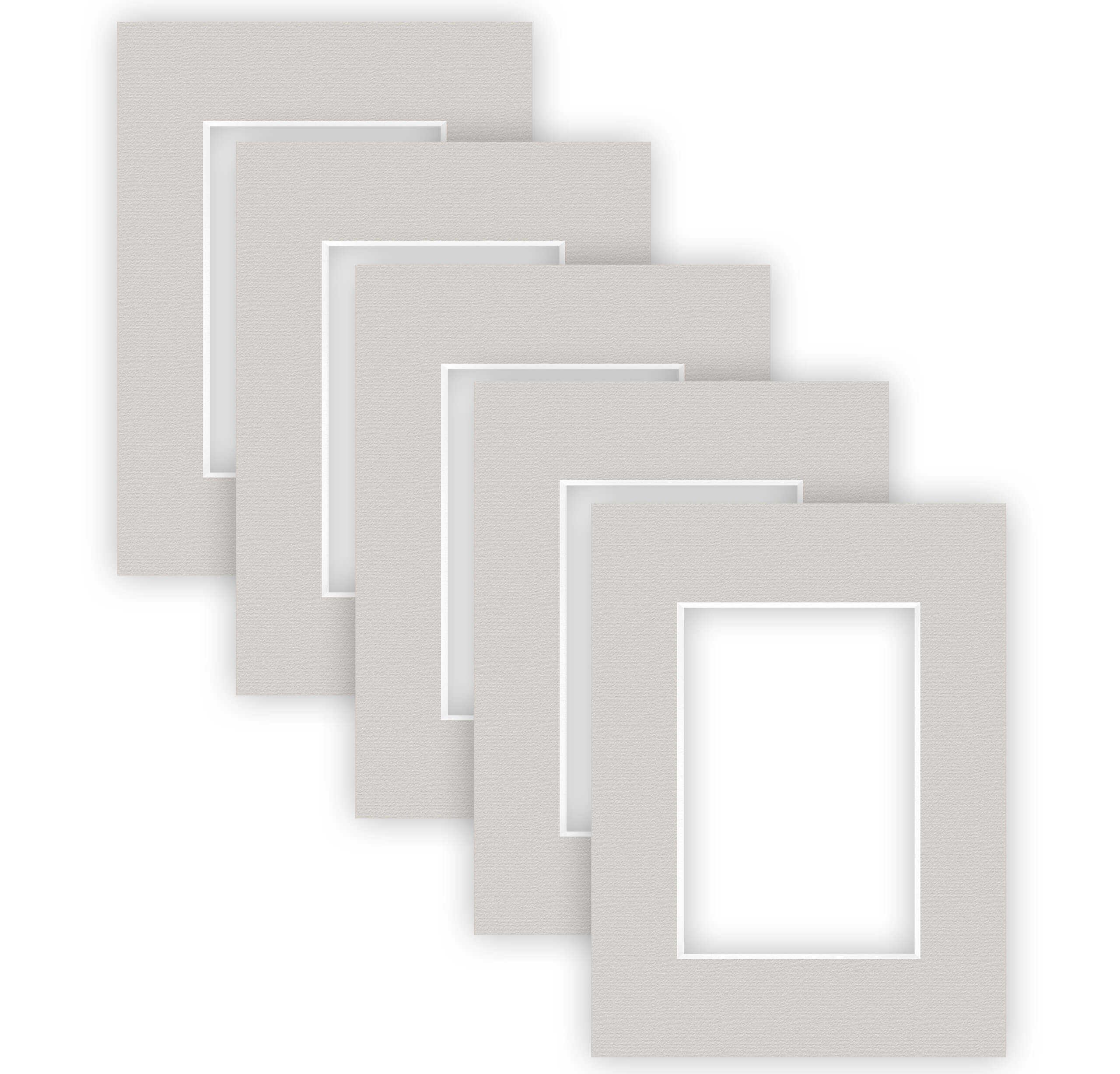 nielsen Bilderrahmen Passepartout Conservation 1,5 mm, (5 St)