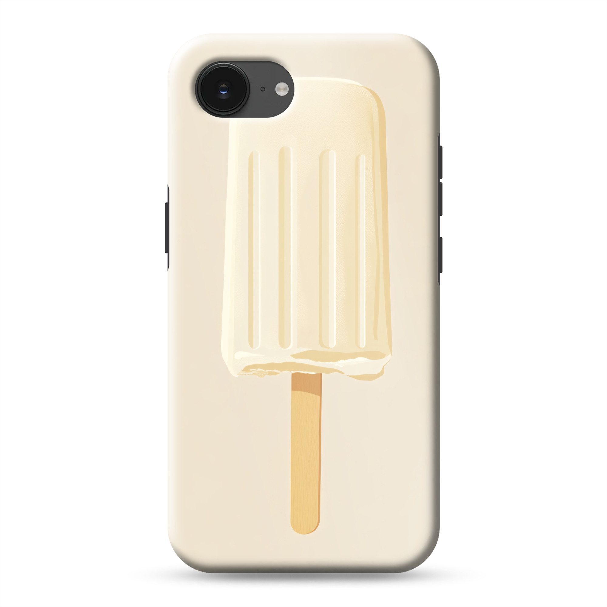OnlyWow Handyhülle Magsafe für Apple iPhone 17e Minimalist - Wassereis - Stick - Beige, Phone Case, Hardcase, Stoßfest, Schutzhülle