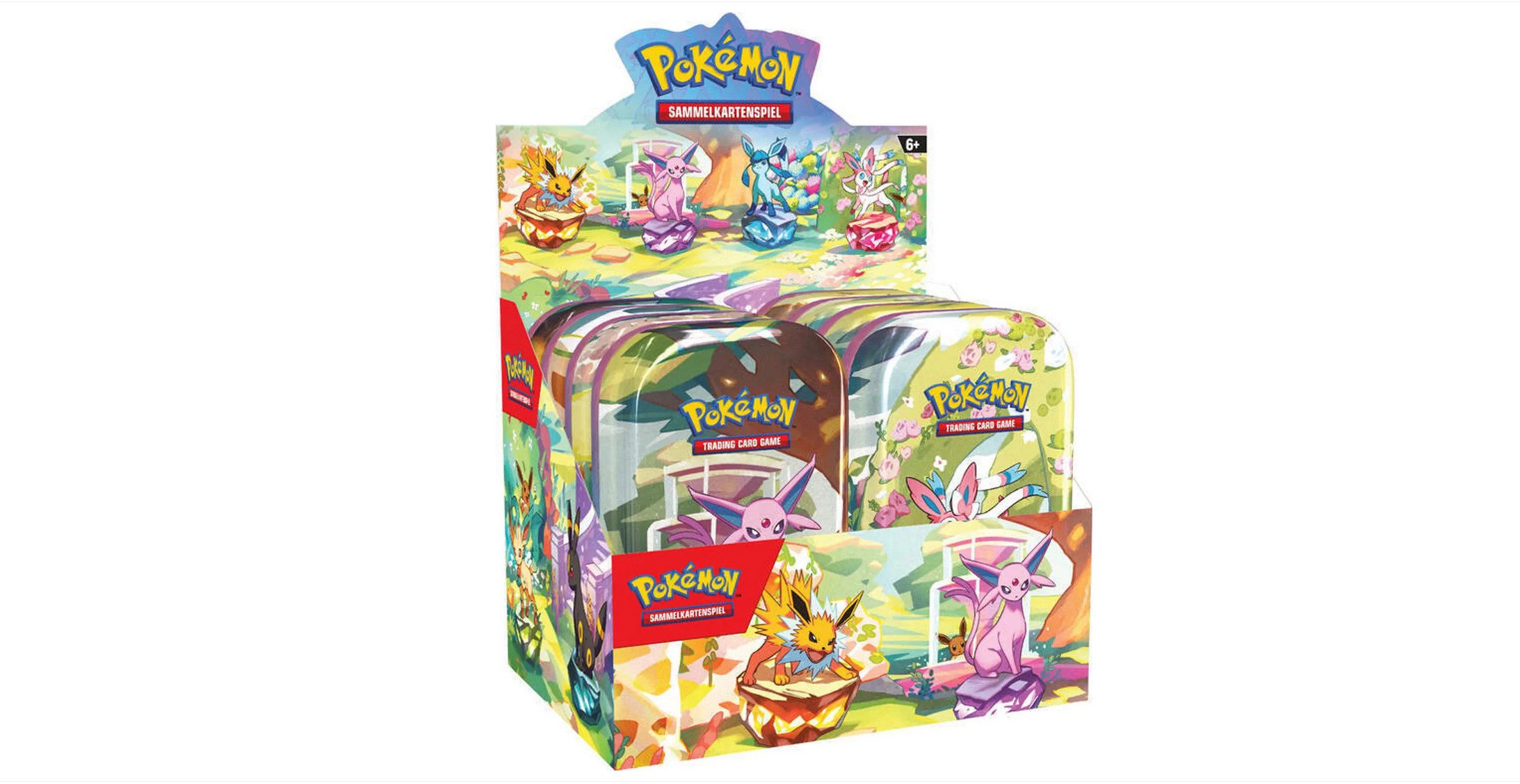 POKÉMON Sammelkarte Pokemon Prismatische Entwicklungen Mini-Tin-Display 8.5 Deutsch (DE)