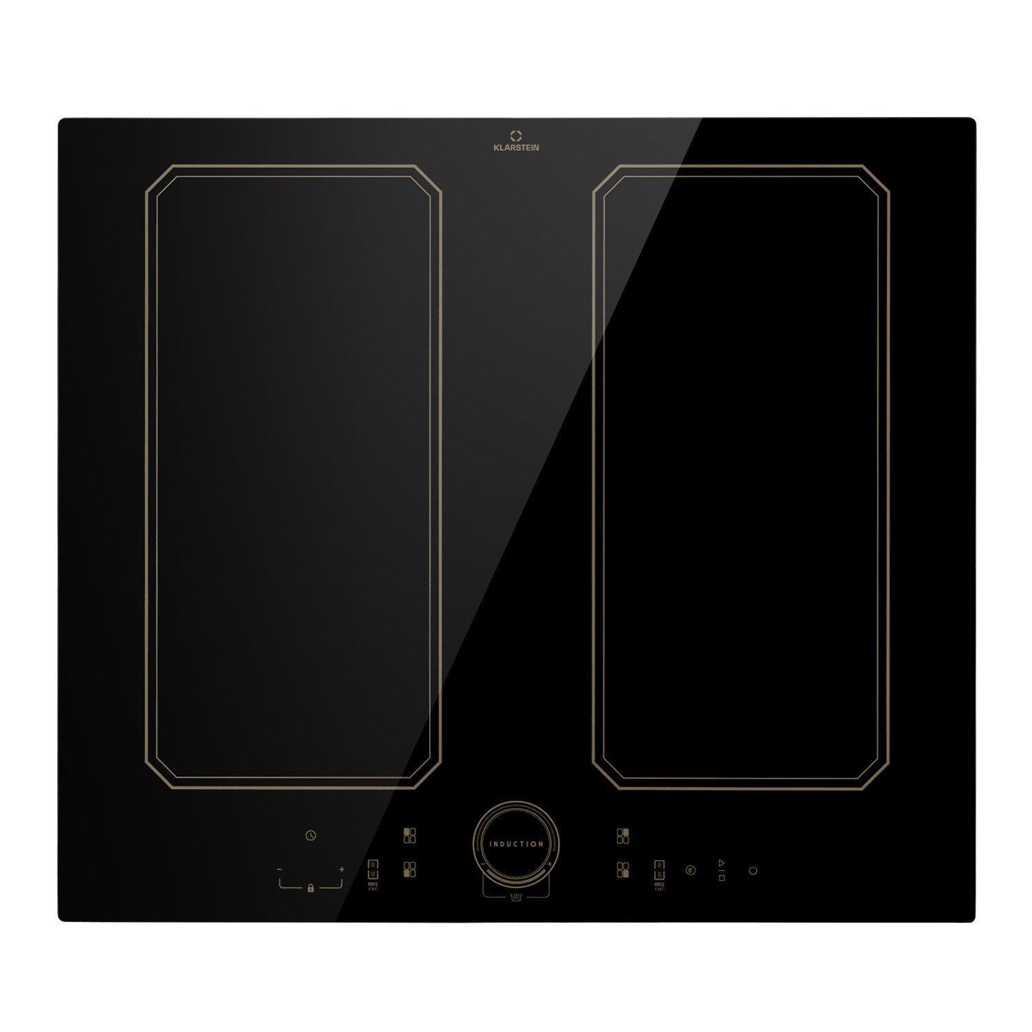 Klarstein Induktions-Kochfeld Victoria, Einbau Induktionskochfeld 4 Zonen Glaskeramik Kochfeld Induktion