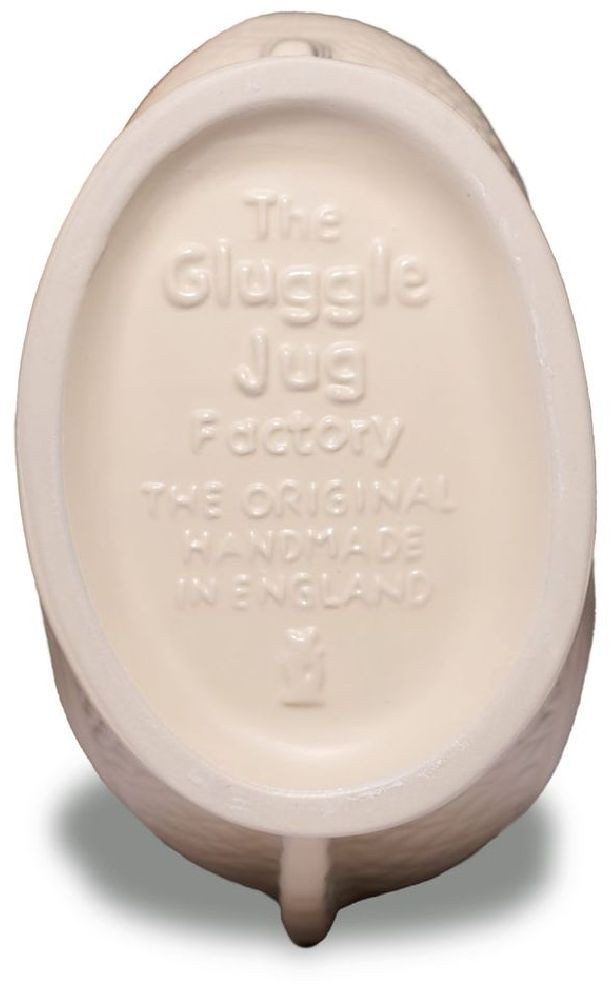 Gluckigluck Wasserkaraffe, (Original Gluggle Jug aus England), mit Gluckergeräusch, handgefertigt, ikonisches Fisch-Design, 1,2 L