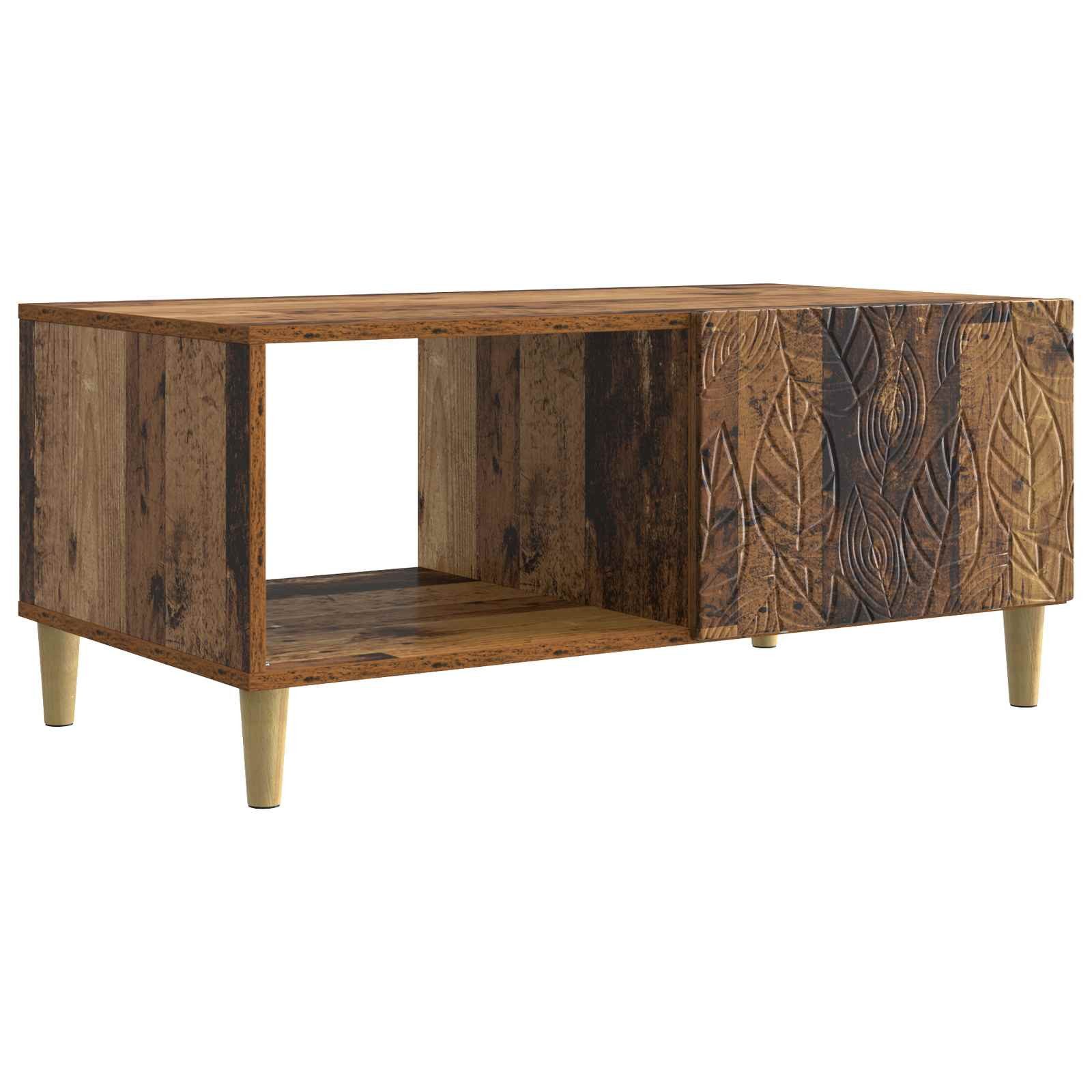 vidaXL Couchtisch Couchtisch Altholz 90 x 50 x 40 cm Holzwerkstoff (1-St)