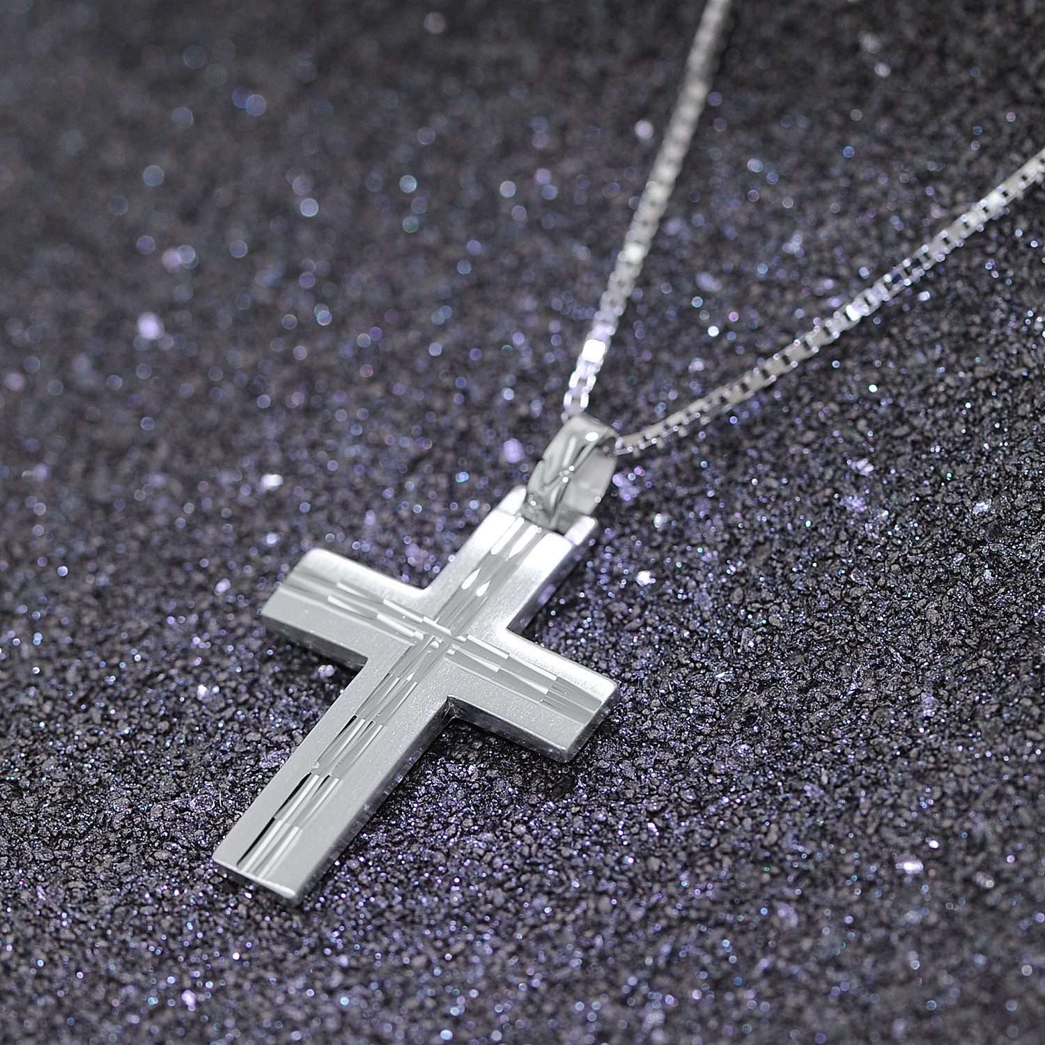 trendor Kette mit Anhänger Kreuz mit günstig online kaufen