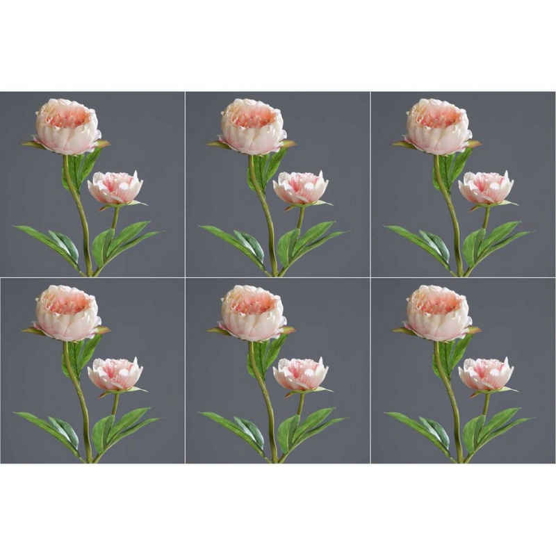 Kunstpflanze, DPI, Höhe 60 cm, Rosa H:60cm D:10cm Kunststoff