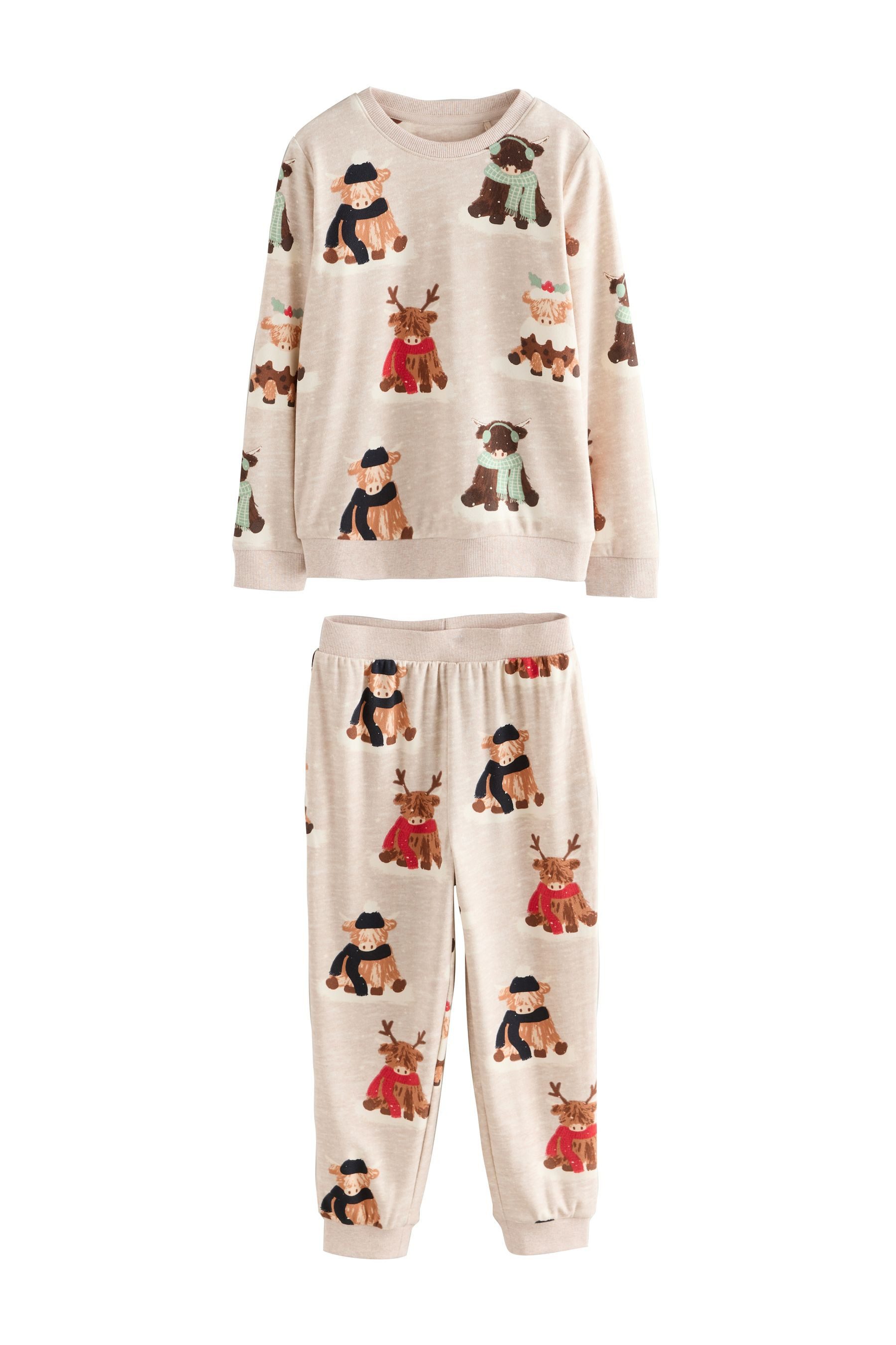 Next Pyjama Single Weihnachts-Schlafanzug, Familienkollektion (2 tlg)