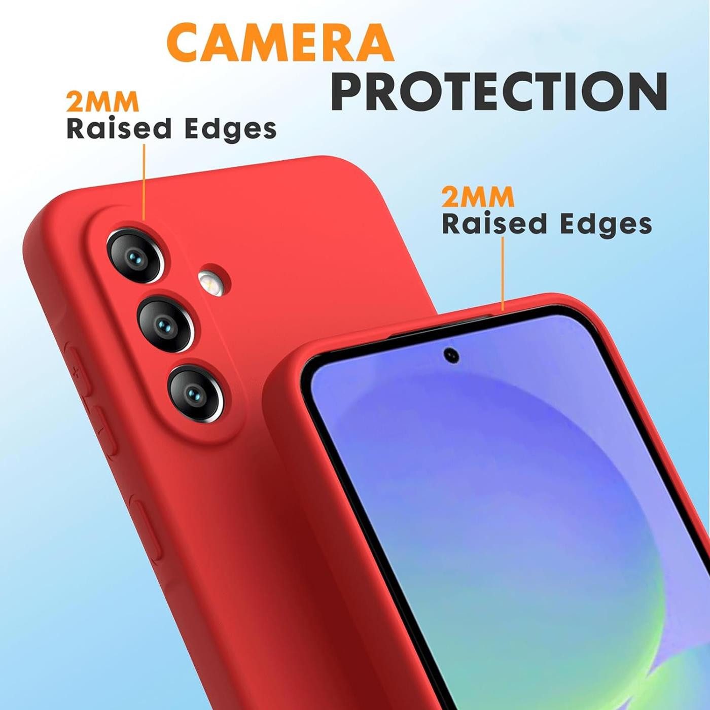CoolGadget Handyhülle Silikon Colour Series Slim Case für Samsung Galaxy A56 5G 6,7 Zoll, Hülle weich Handy Cover für Samsung A56 5G Schutzhülle – Bild 2 von 5