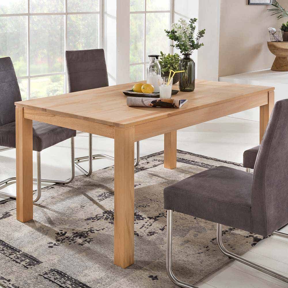 Pharao24 Esstisch Jonathan, aus Massivholz, ausziehbar günstig online kaufen