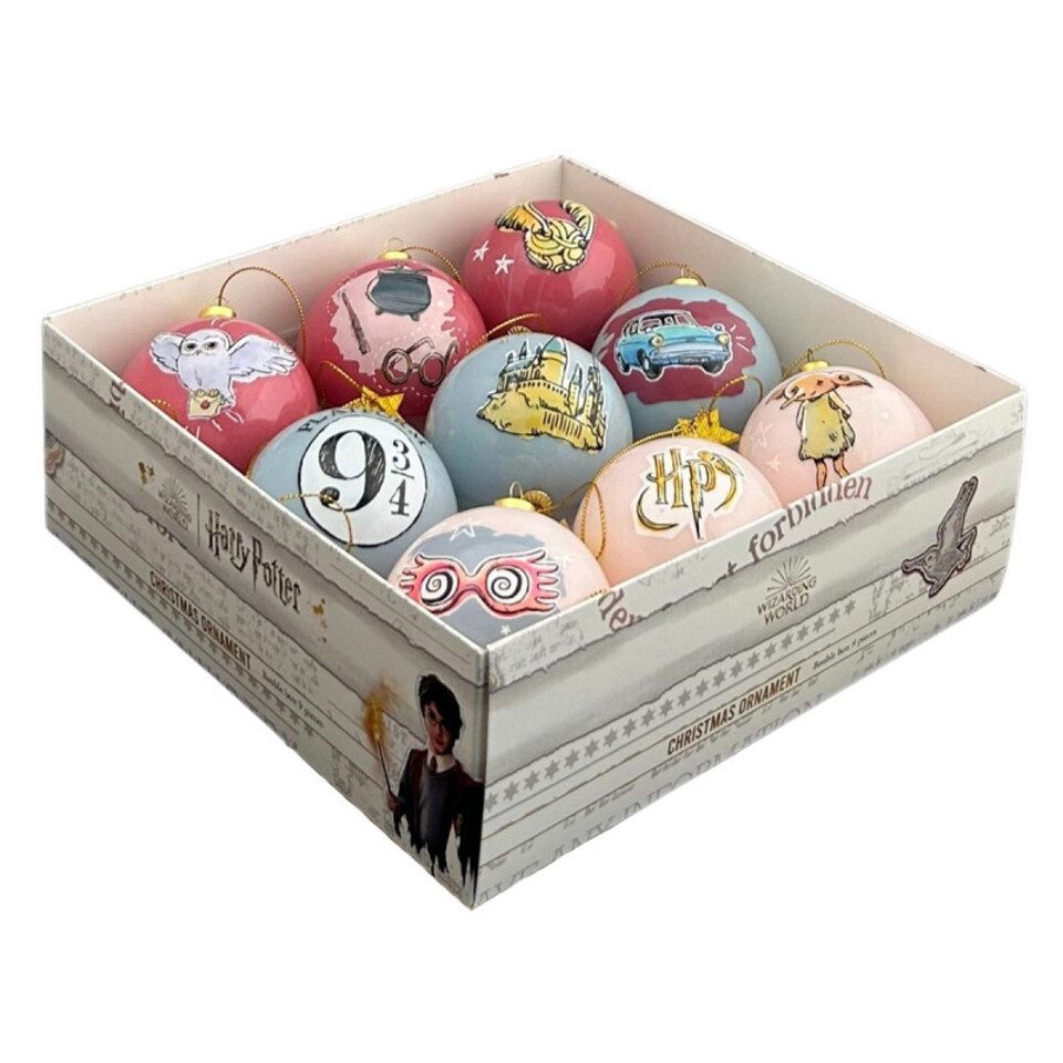 Disney Weihnachtsbaumkugel Disney Weihnachtskugeln Harry Potter Christbaumschmuck (9 St), Weihnachten