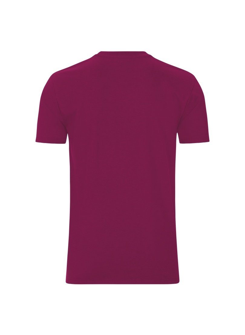 TRIGEMA T-Shirt Biobaumwolle aus T-Shirt sangria-C2C Trigema 100%