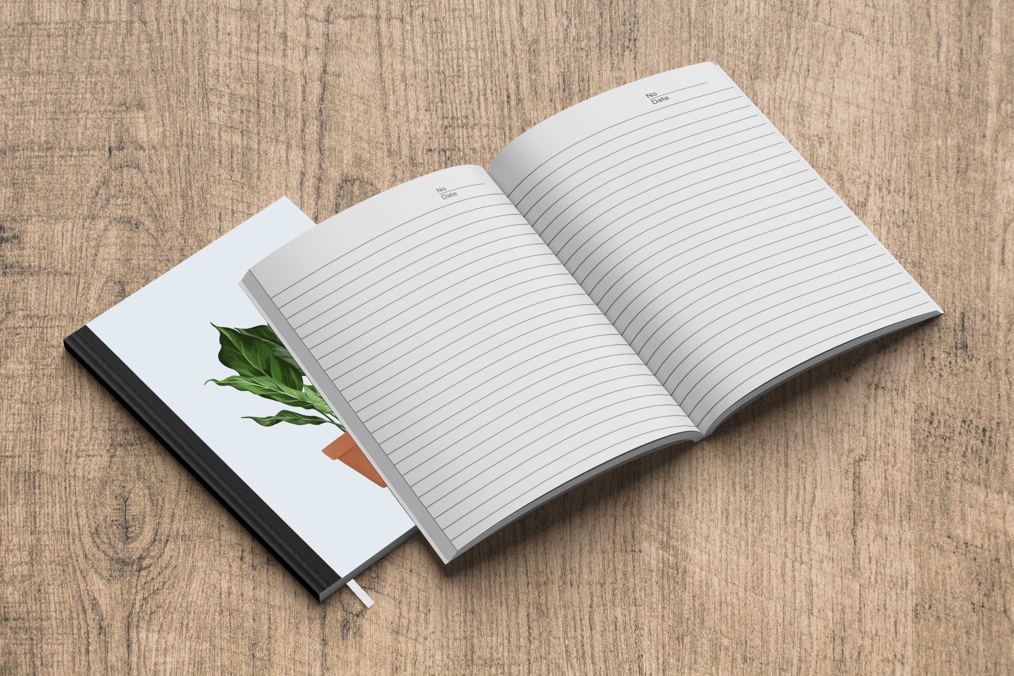 Haushaltsbuch Tagebuch, Pflanzen Seiten, A5, Pastell, - MuchoWow Pflanzgefäß Notizheft, Journal, - 98 Notizbuch Merkzettel,