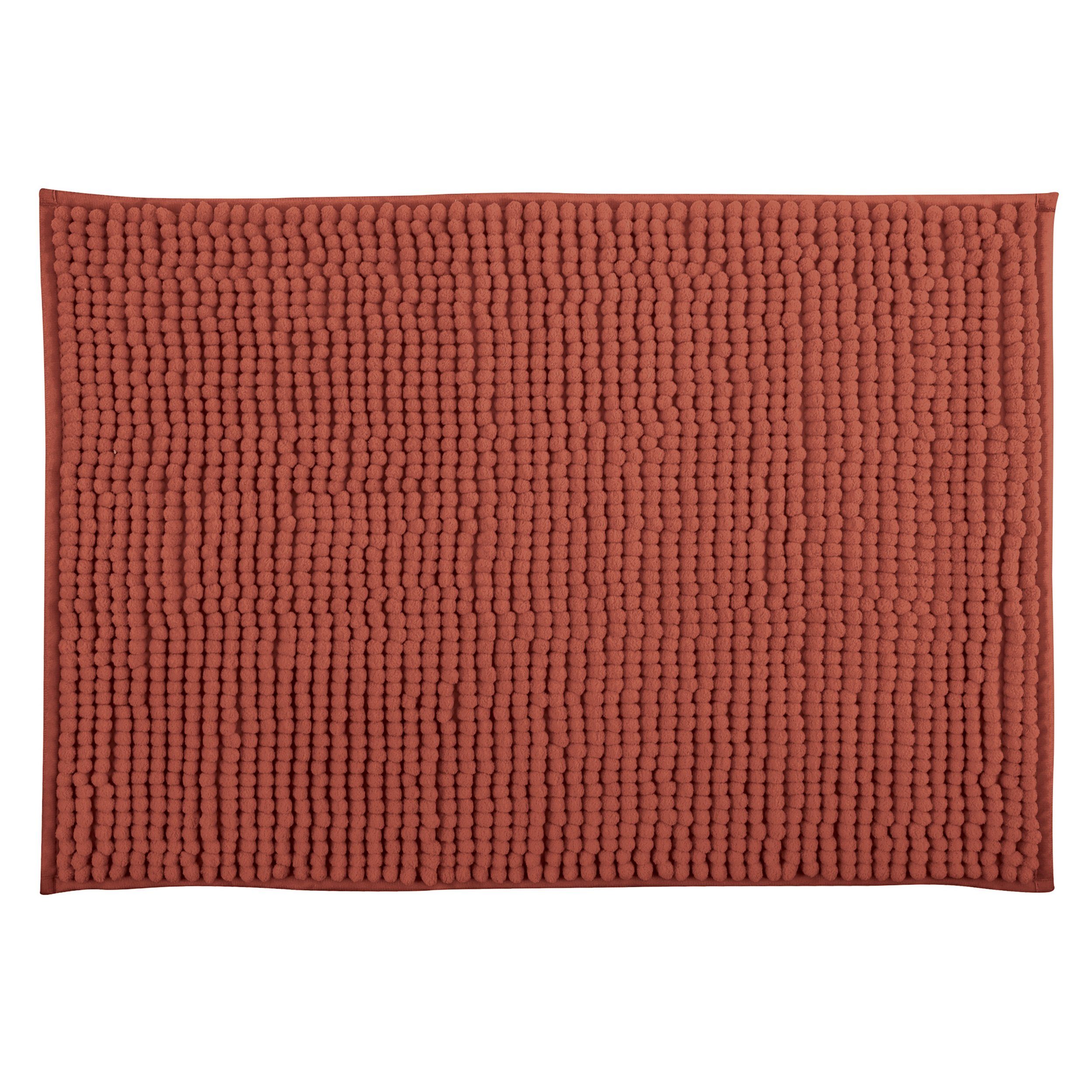 MSV Badematte CHENILLE, Höhe 12 mm, Badteppich, 100% Polyester Microfaser, Anti-Rutsch Beschichtung, mit praktischer Schlaufe zum Aufhängen, Waschbar 30°, Flauschig weich und warm, in 3 Größen erhältlich: 40 x 60, 50 x 80 und 60 x 90, viele angesagte Trendfarben, Polyester Microfaser, rechteckig von MSV