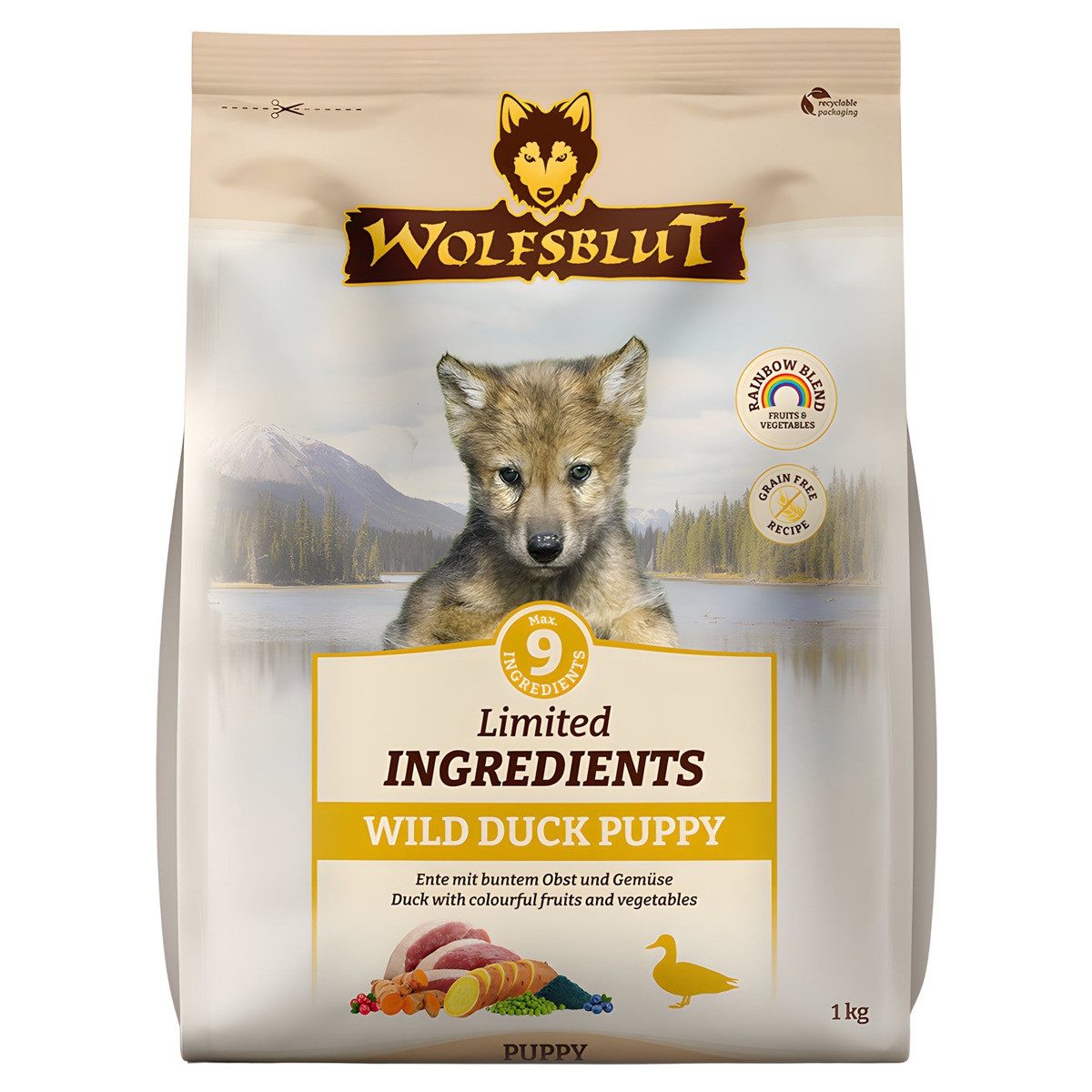 Wolfsblut Limited Ingredients Wild Duck Puppy 1 kg