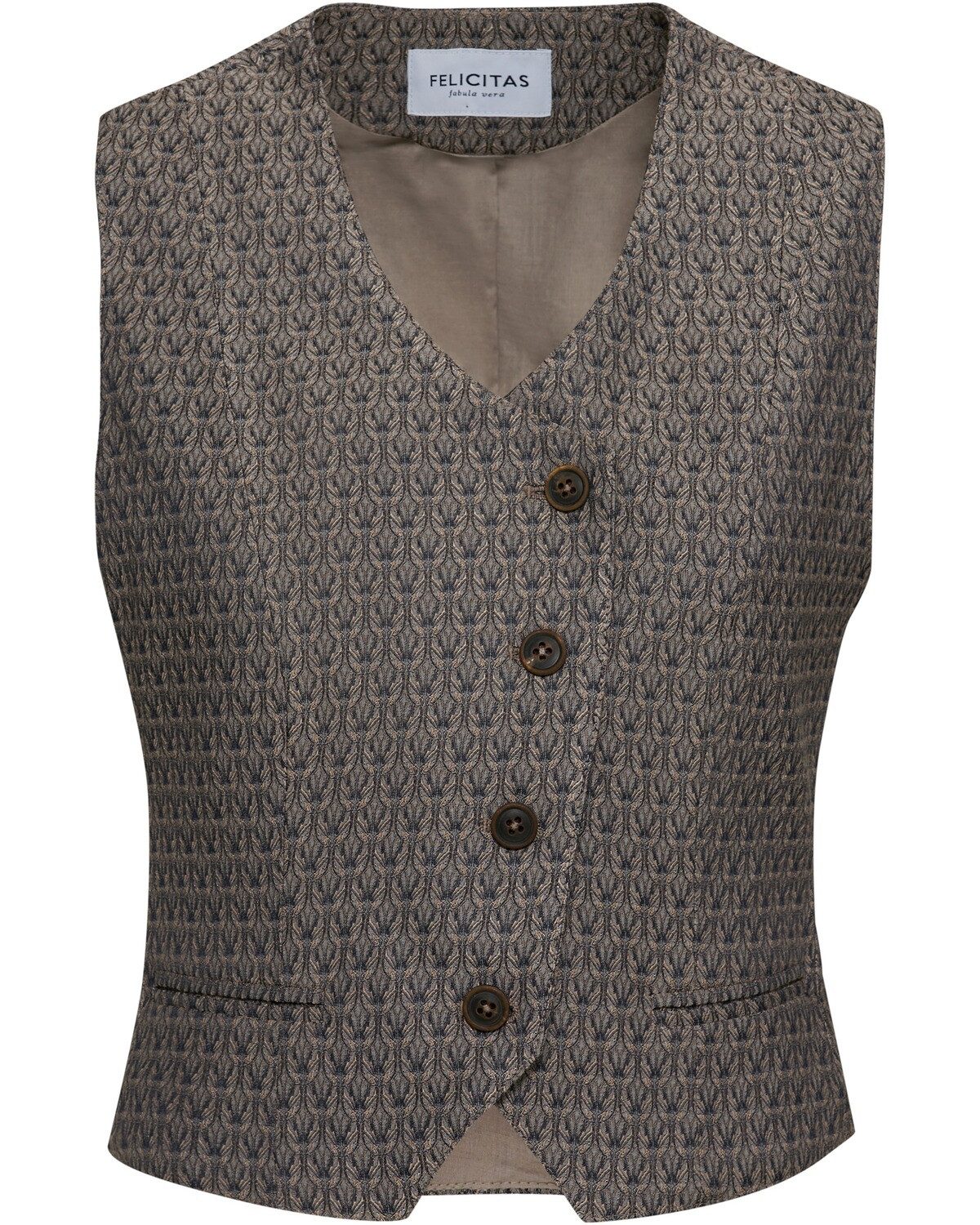 FELICITAS Trachtenweste Jacquard-Weste Wanessa