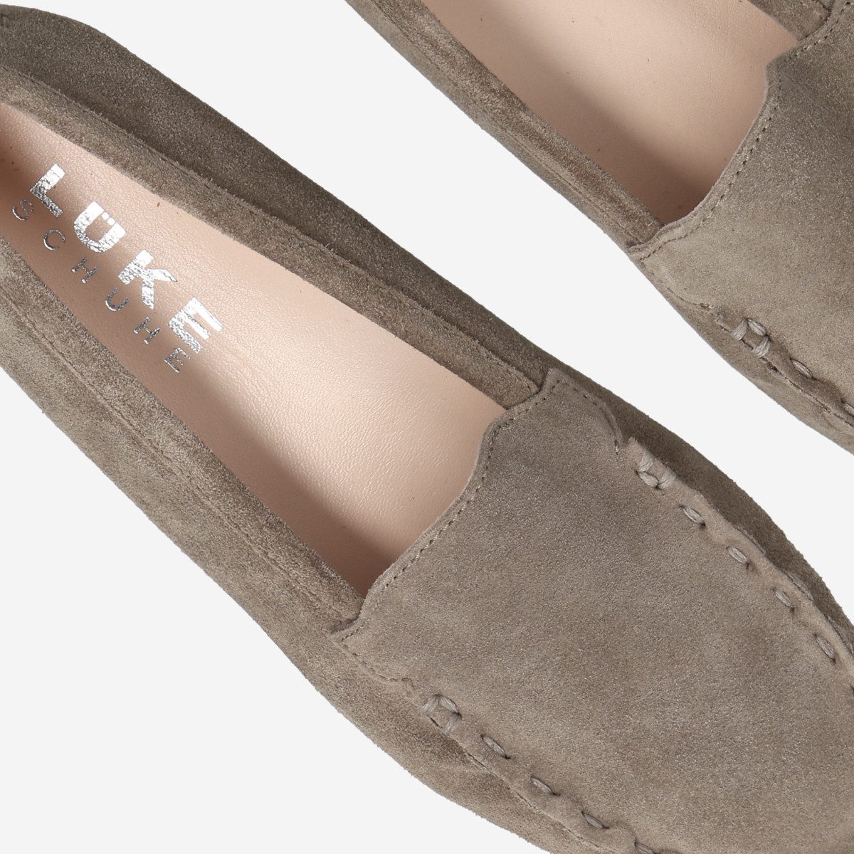 Lüke Schuhe Lüke Schuhe MOCASIN FERGUS, Slipper & Mokassin, Beige, Damen Slipper