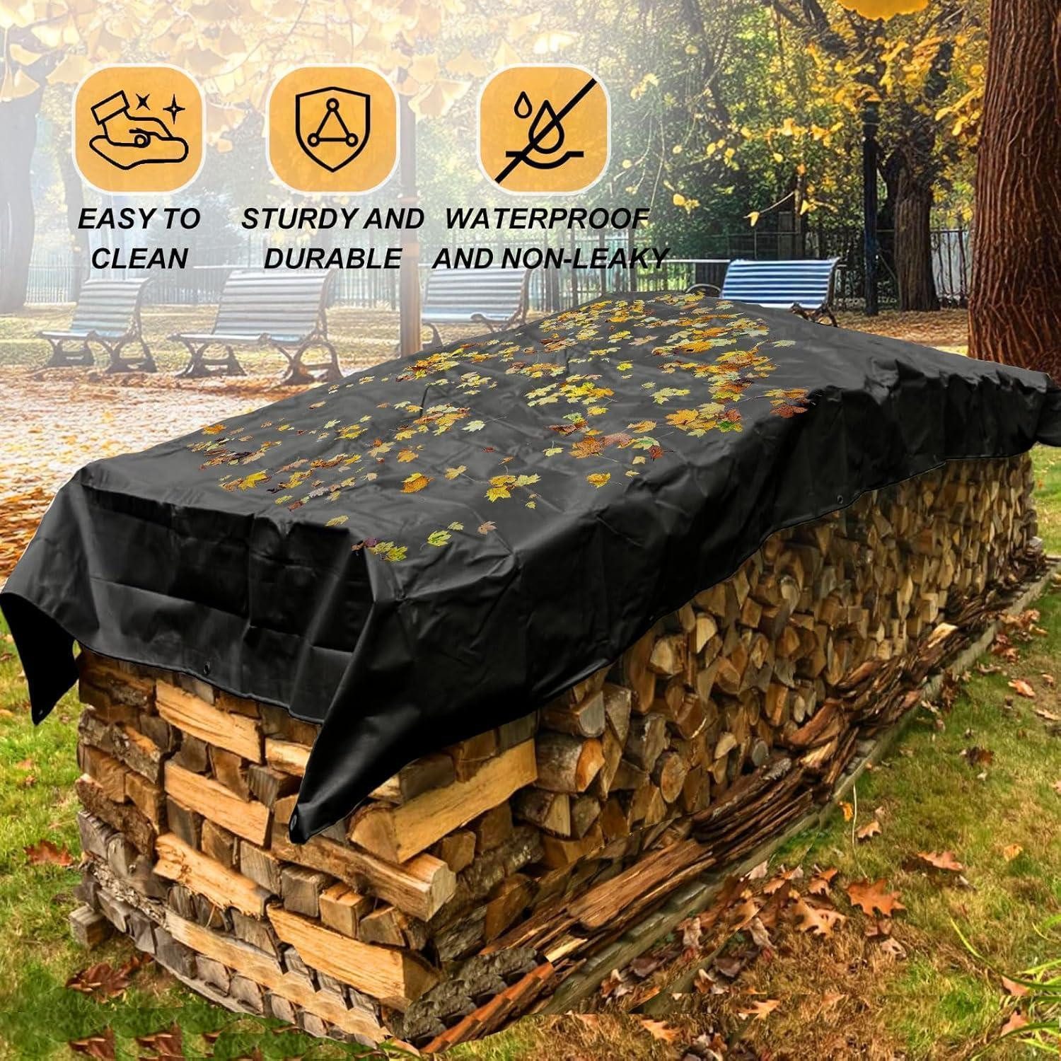 LuxusKollektion Schutzplane Abdeckplane Wasserdicht Reißfest 150g m2 2x2M Tiefes Schwarz